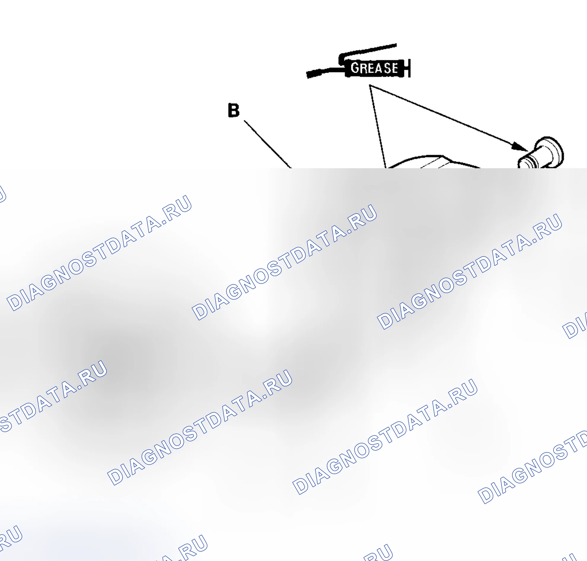 Рис. 46: Повторная сборка. Honda Element YH2