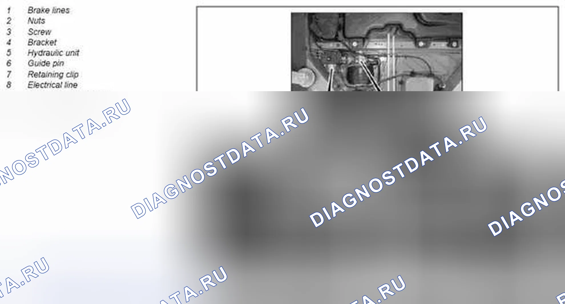 Рис. 187: Снять / установить тормозную магистраль от главного тормозного цилиндра к гидравлическому блоку Эцн - AR42.10-P-0034M. Kia Soul I