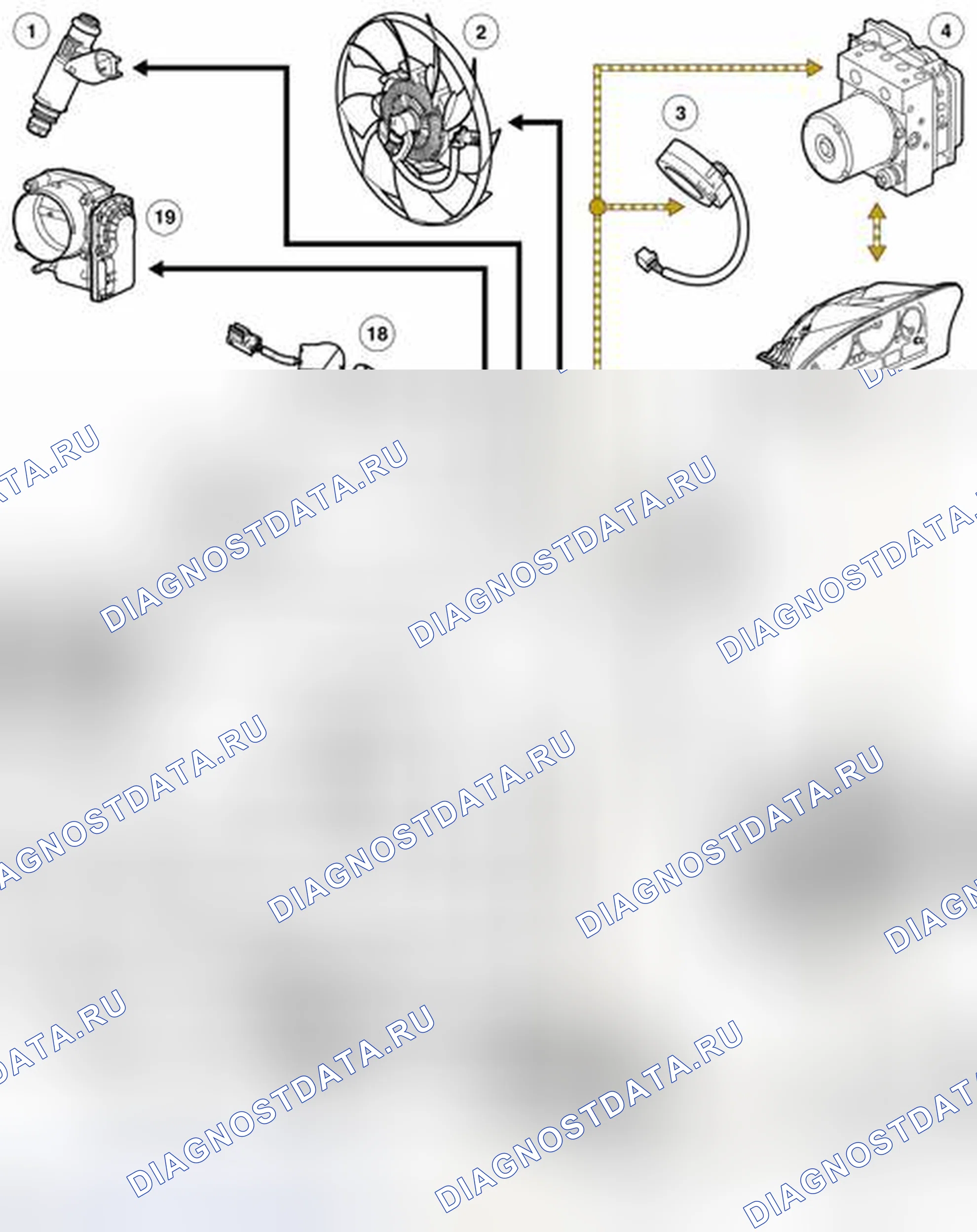 Рис. 46: СХЕМА УПРАВЛЕНИЯ ЛИСТ 2 ИЗ 2. Land Rover Range Rover L322