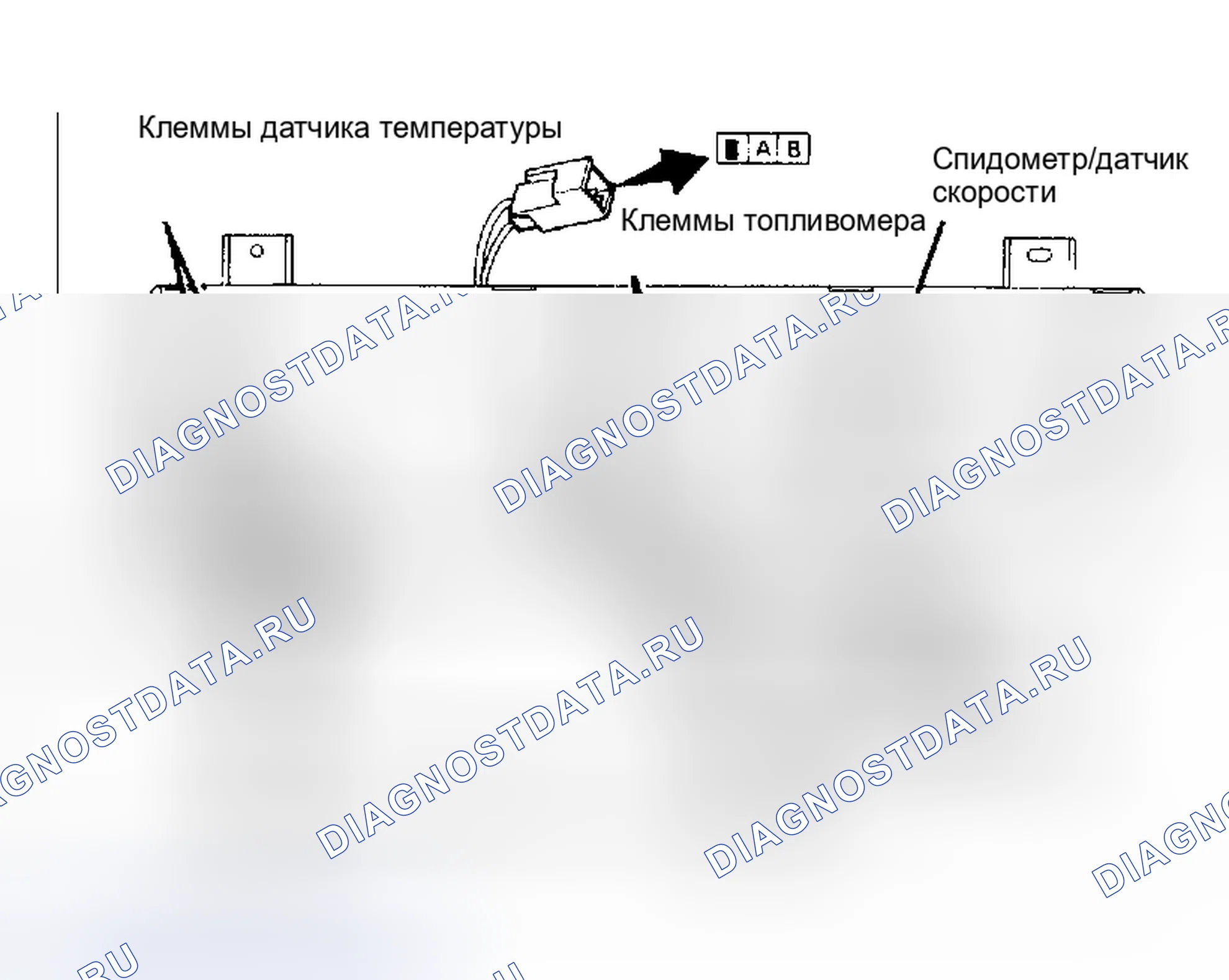 Рис. 1: БЛОК ОТПРАВКИ ТЕМПЕРАТУРЫ ТЕСТИРОВАНИЯ. Nissan Pathfinder I