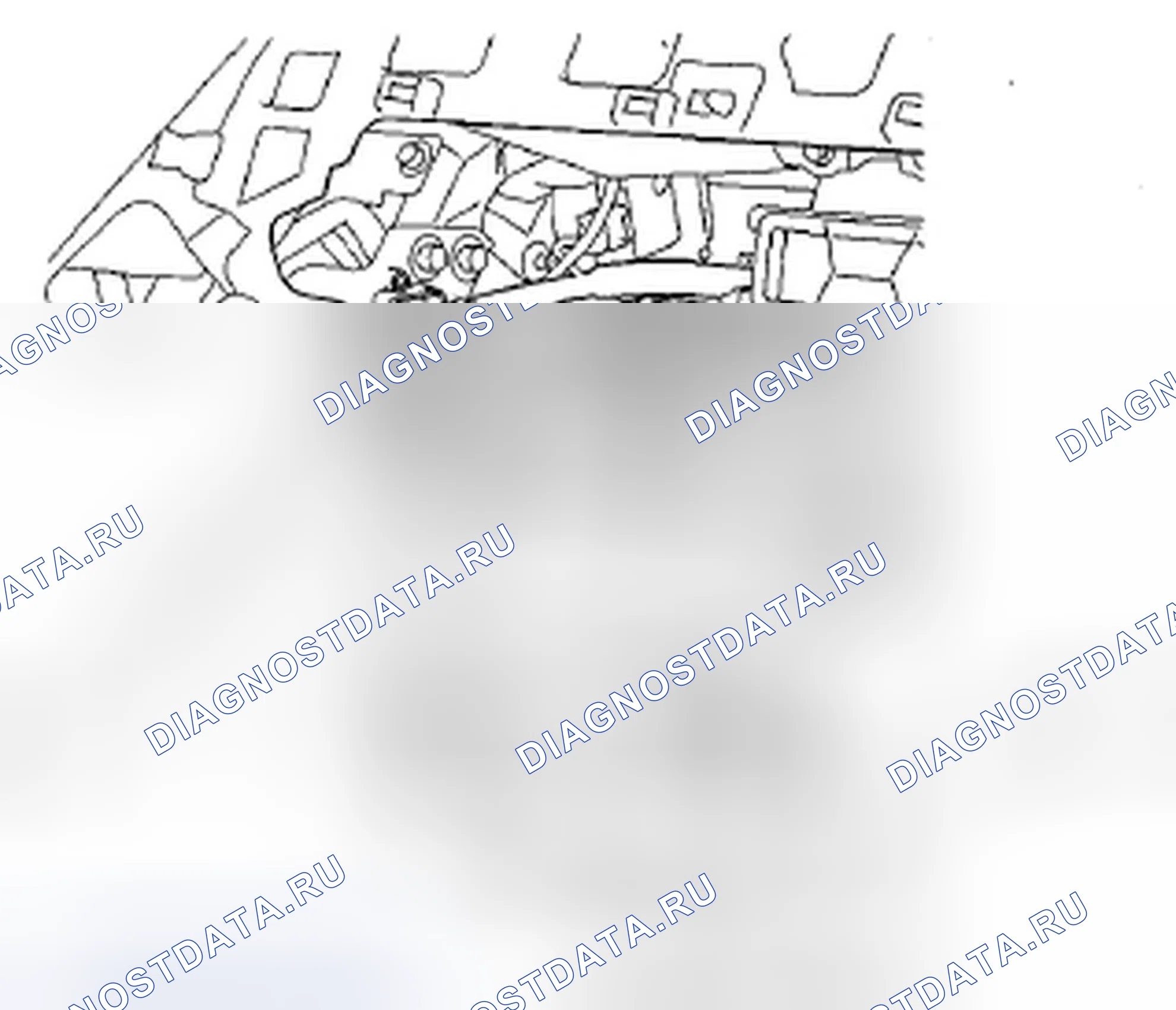 Рис. 126: Замена двигателя контроля воздушной смеси пассажира. Acura ZDX I