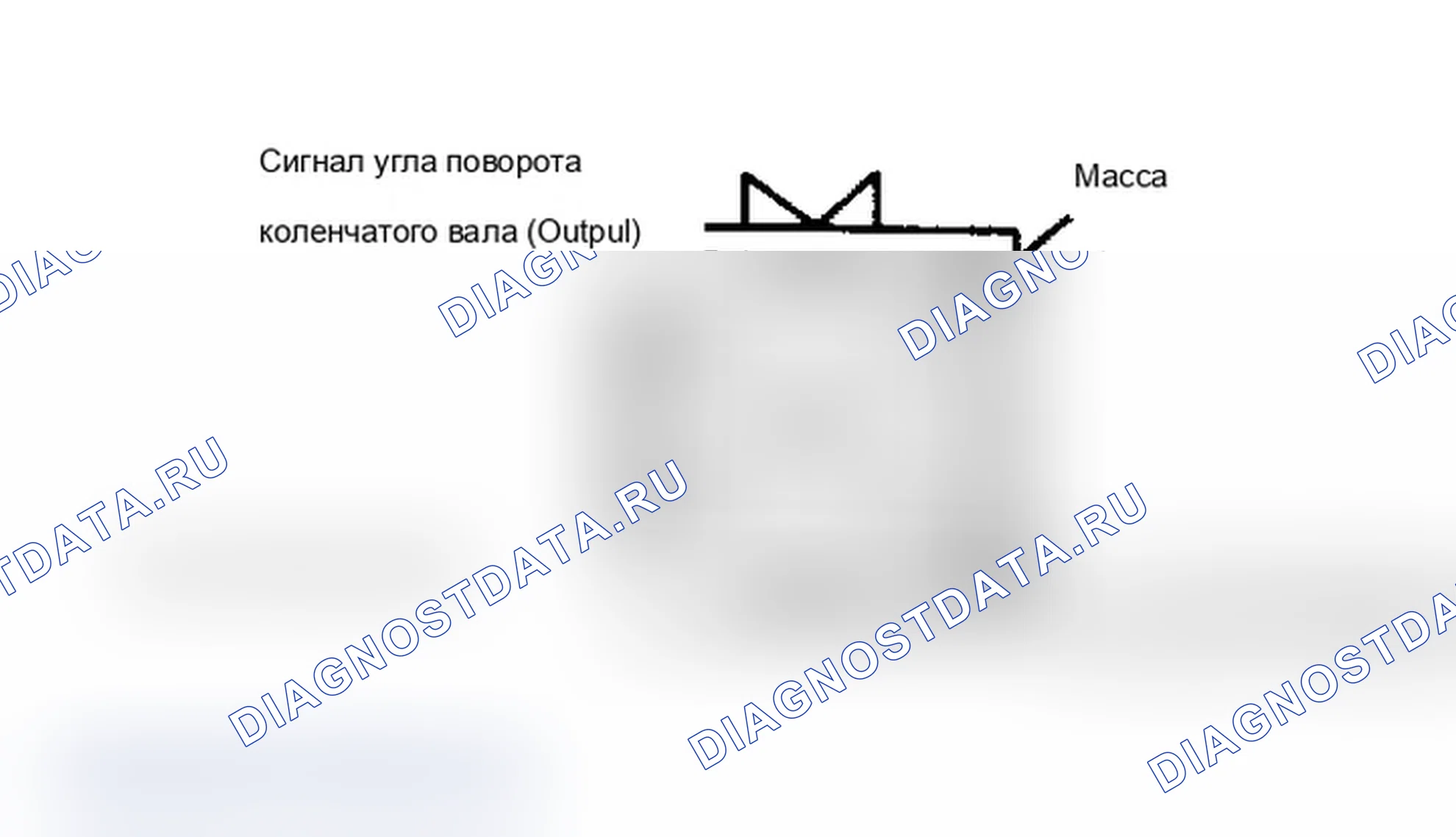 Рис. 12: Датчик угла поворота кривошипа (все остальные). Mitsubishi Mirage III