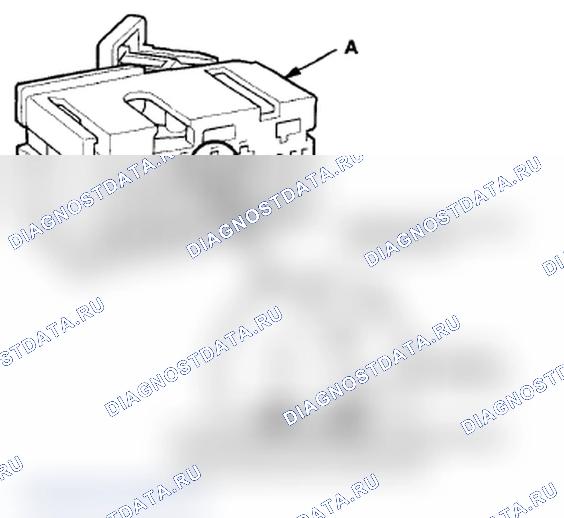 Рис. 15: Разъемы блока SRS. Acura TL IV рестайлинг