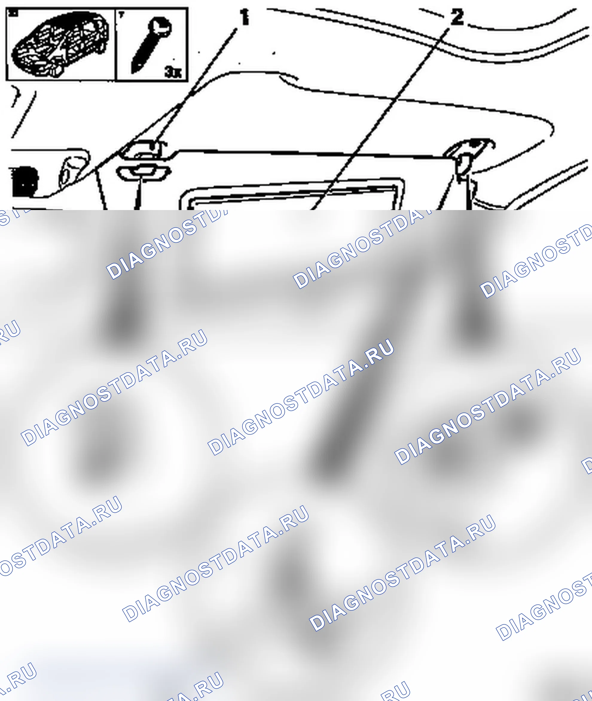 Демонтаж и установка солнцезащитного козырька (модель F07). Opel Astra G