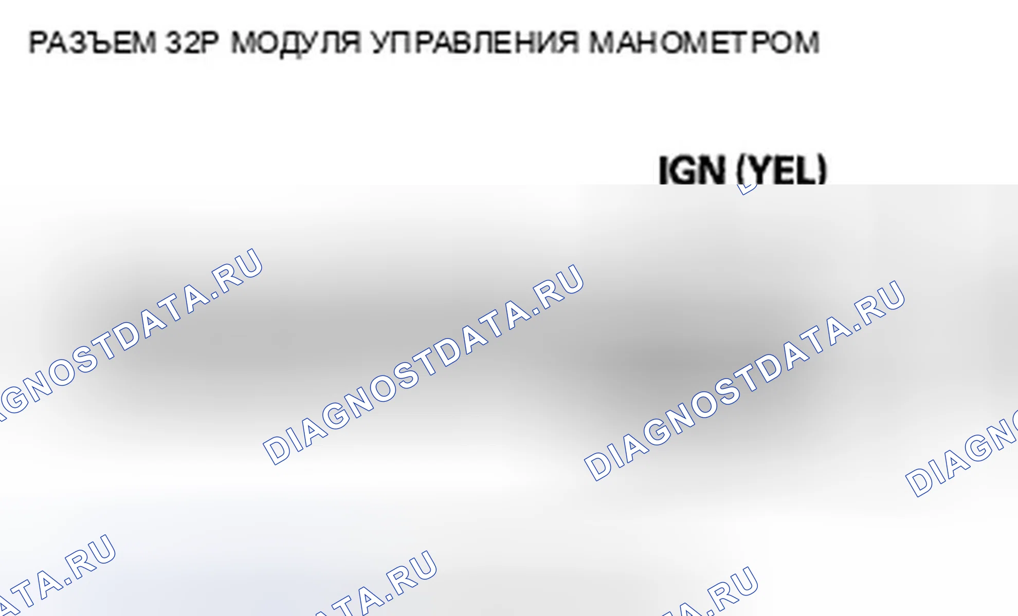 Рис. 13: Неисправность цепи питания расшифровка кода ошибки B1036: IG1. Honda Pilot II