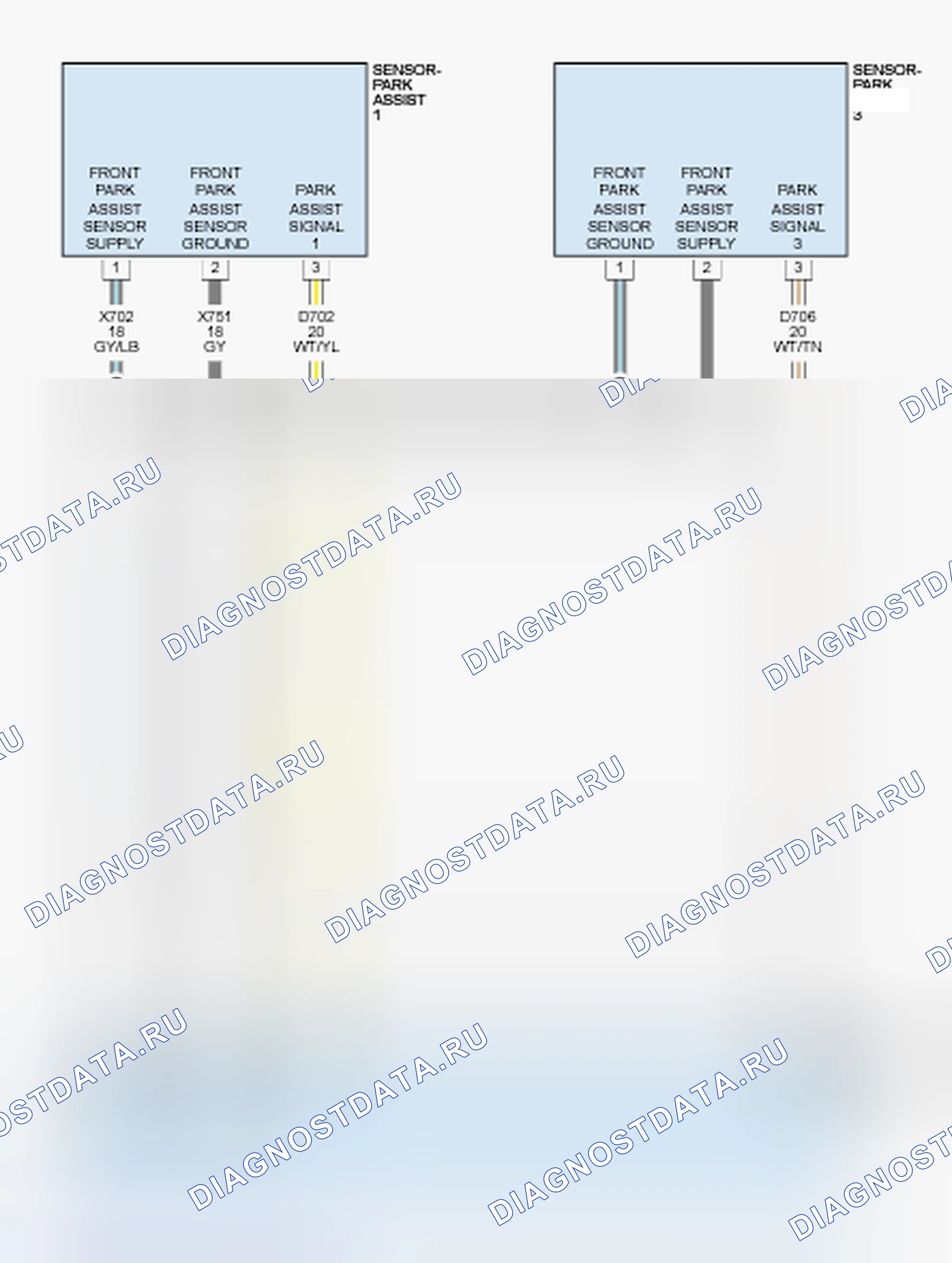 Рис. 2: B1290-11-PTS ДАТЧИК 3 замыкание на массу. RAM 1500 IV