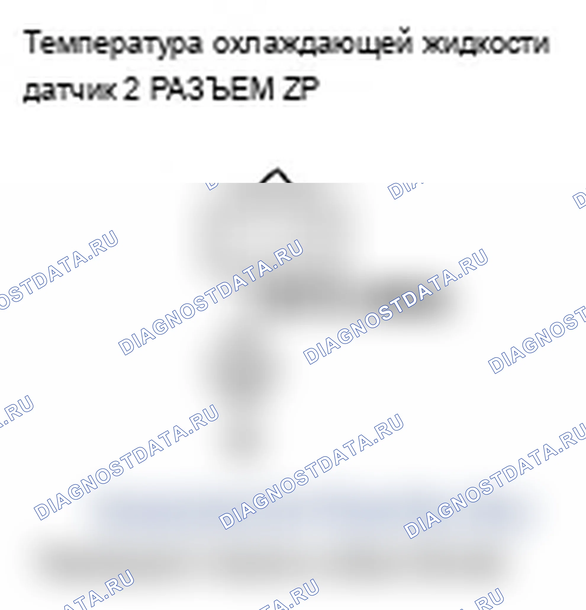 Рис. 92: P2184 расшифровка кода ошибки: низковольтная цепь датчика 2 температура охлаждающей жидкости. Acura RDX I
