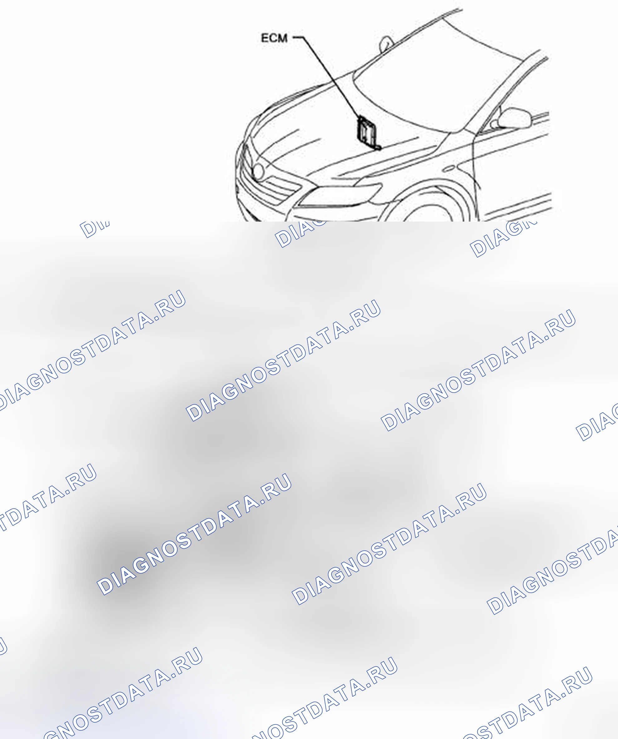 Рис. 69: РАСПОЛОЖЕНИЕ ДЕТАЛЕЙ. Toyota Camry XV40