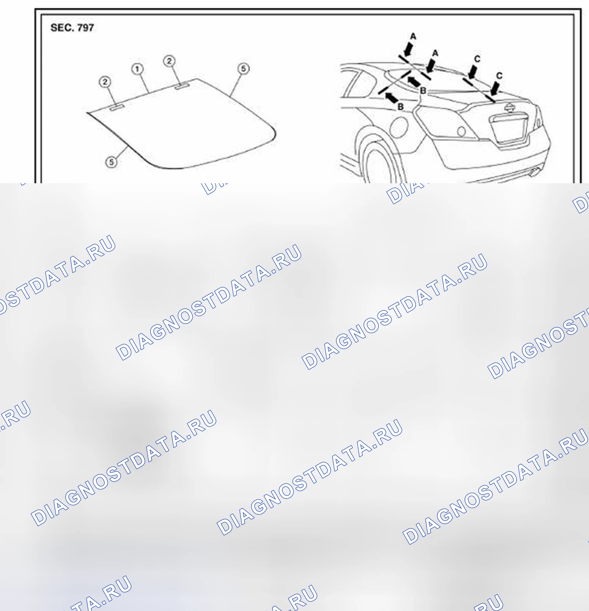 Рис. 327: Компоненты - купе. Nissan Altima L32 рестайлинг