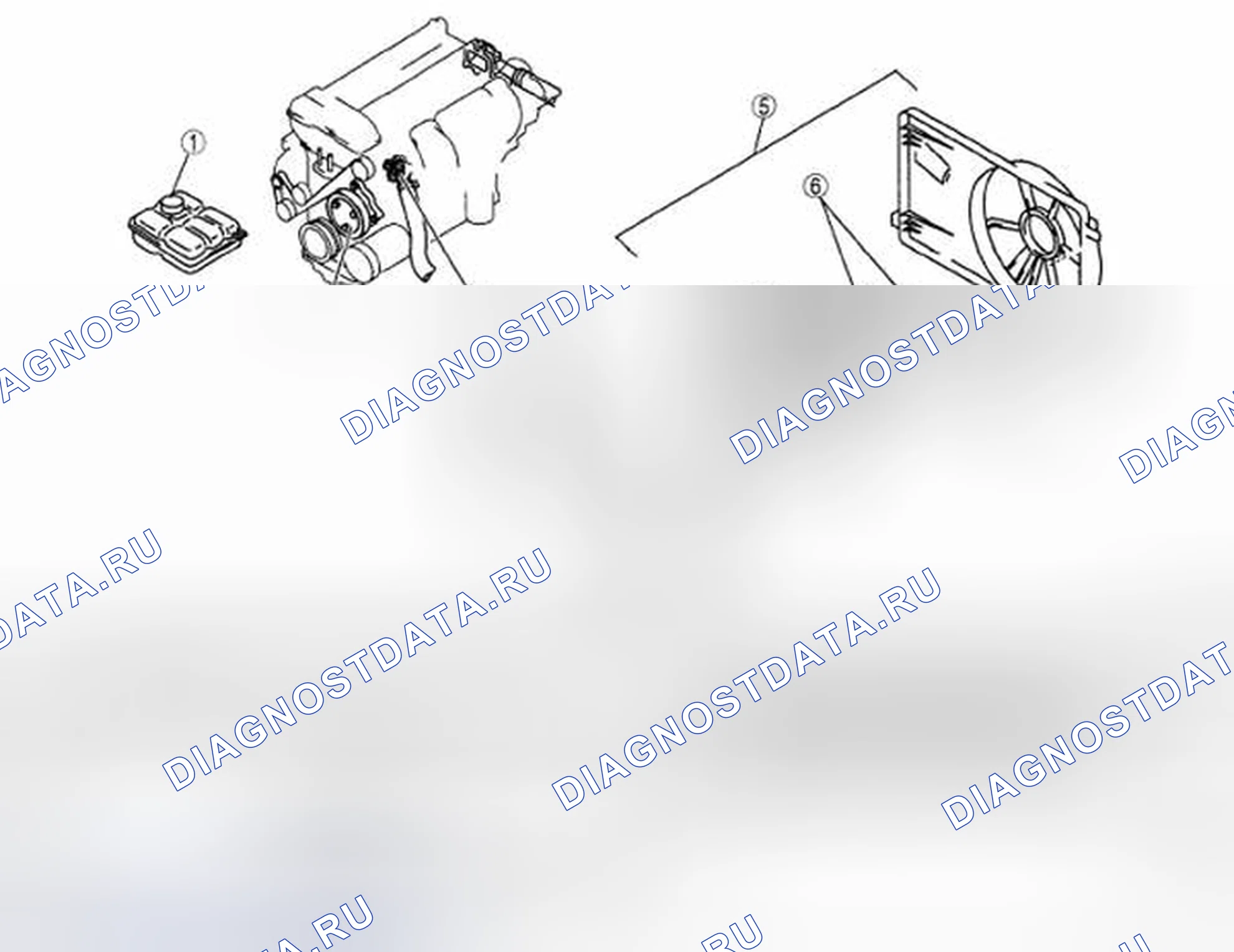 Рис. 1: ИНДЕКС РАСПОЛОЖЕНИЯ СИСТЕМЫ ОХЛАЖДЕНИЯ [Lf, L3]. Honda CR-V IV