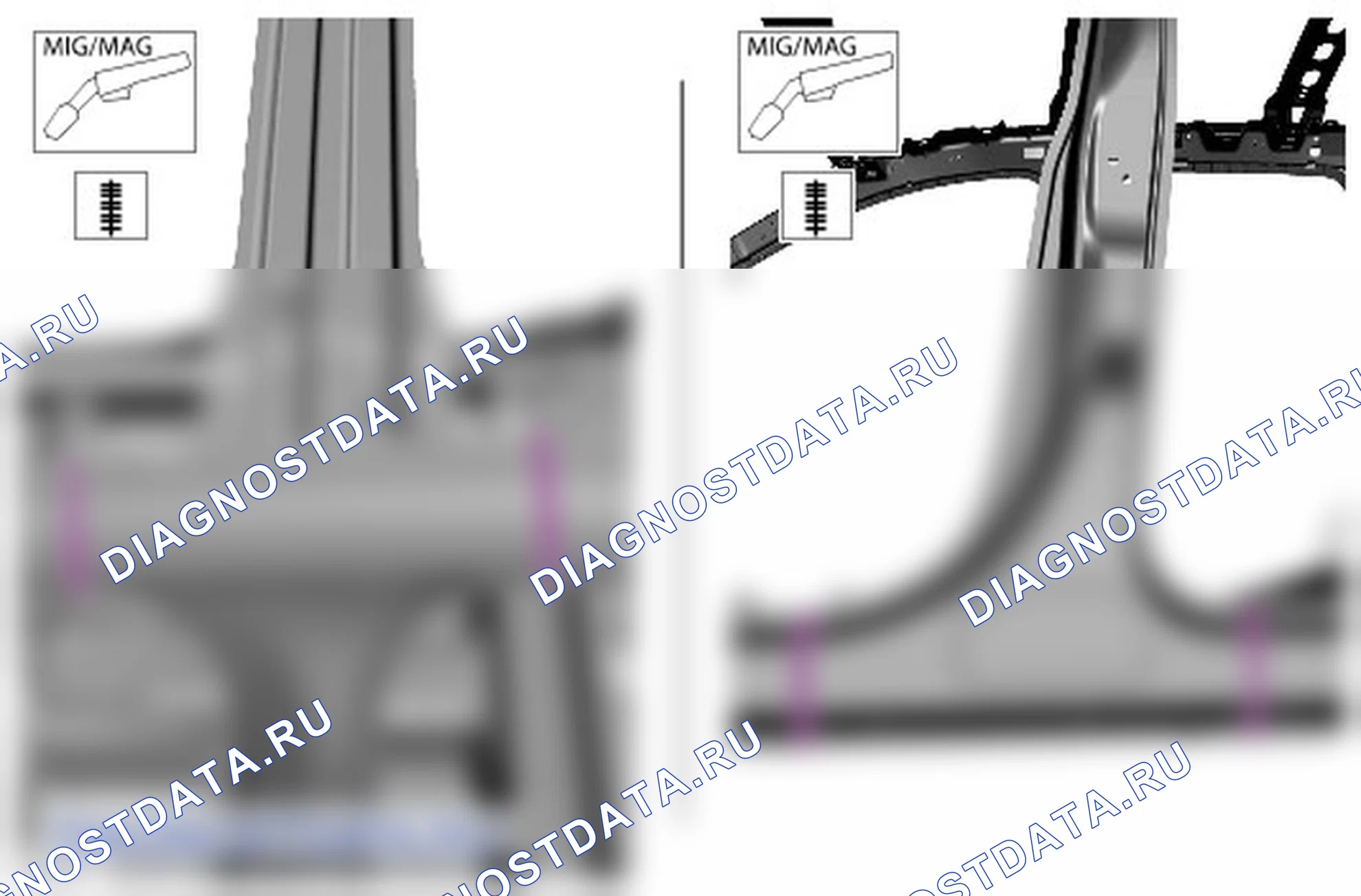 Внешняя панель стойки B: описание и работа. Ford Galaxy III