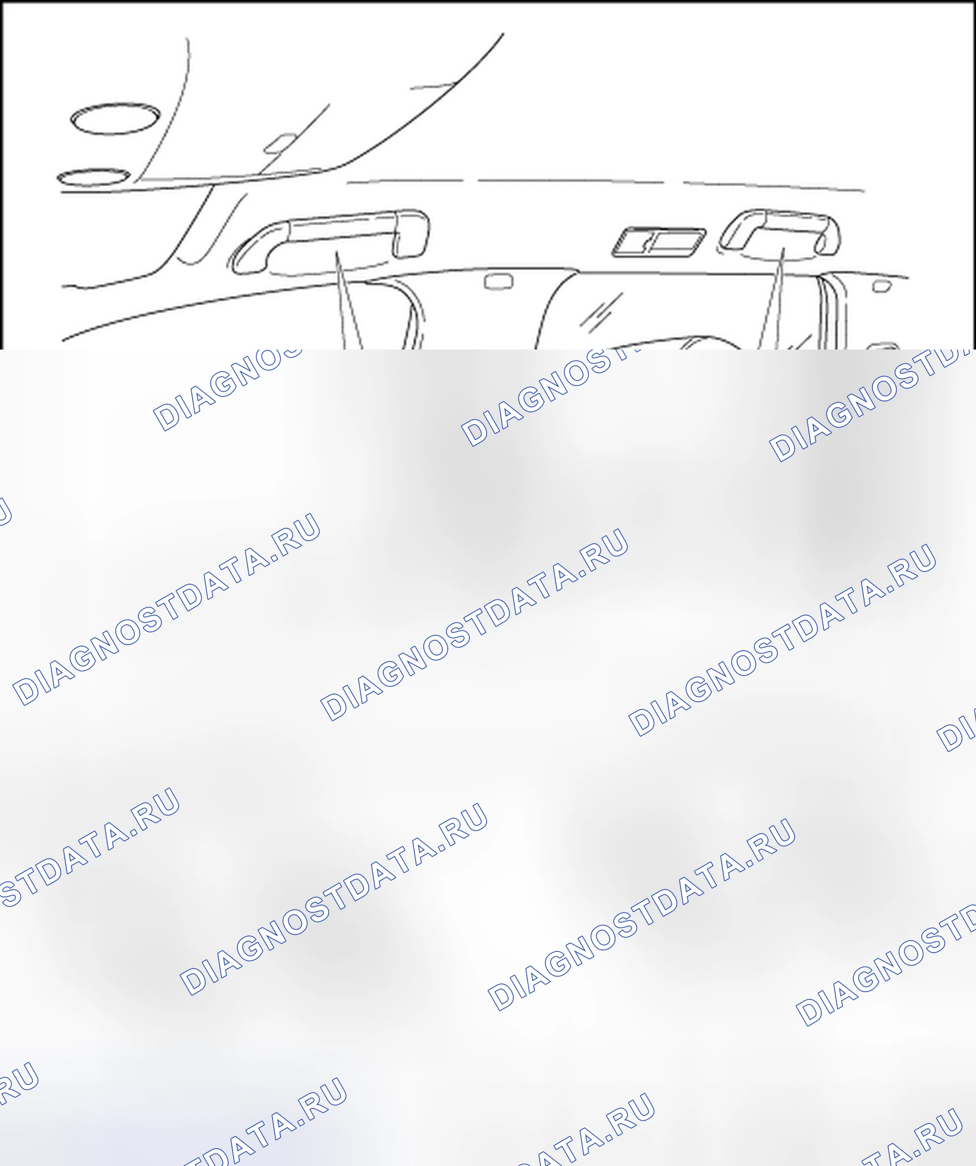 Рис. 34: ПОРУЧНИ КРЫШИ. Volkswagen Touareg I