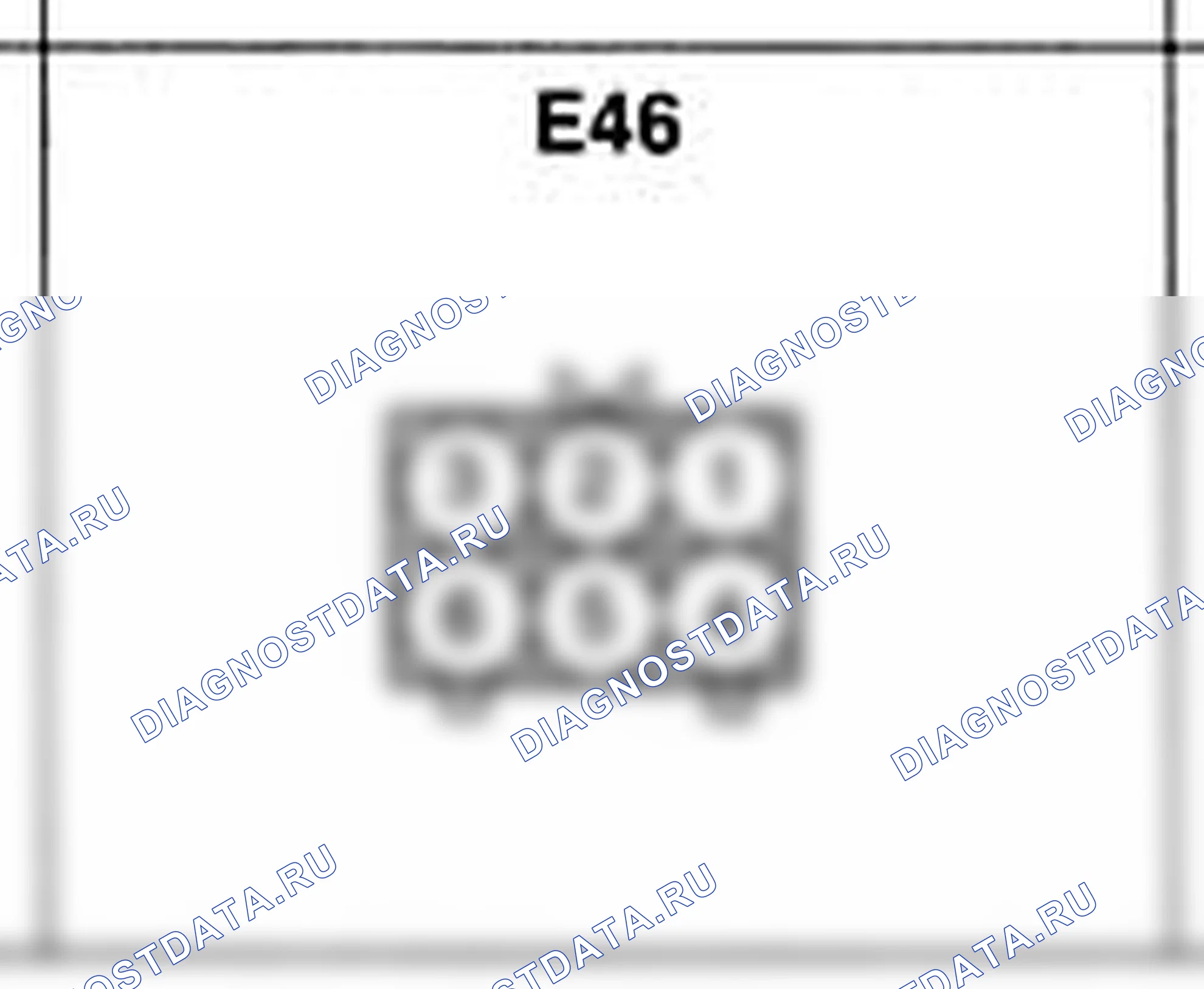 Распиновка разъёма E46 — жгута двигателя. Hyundai Accent LC