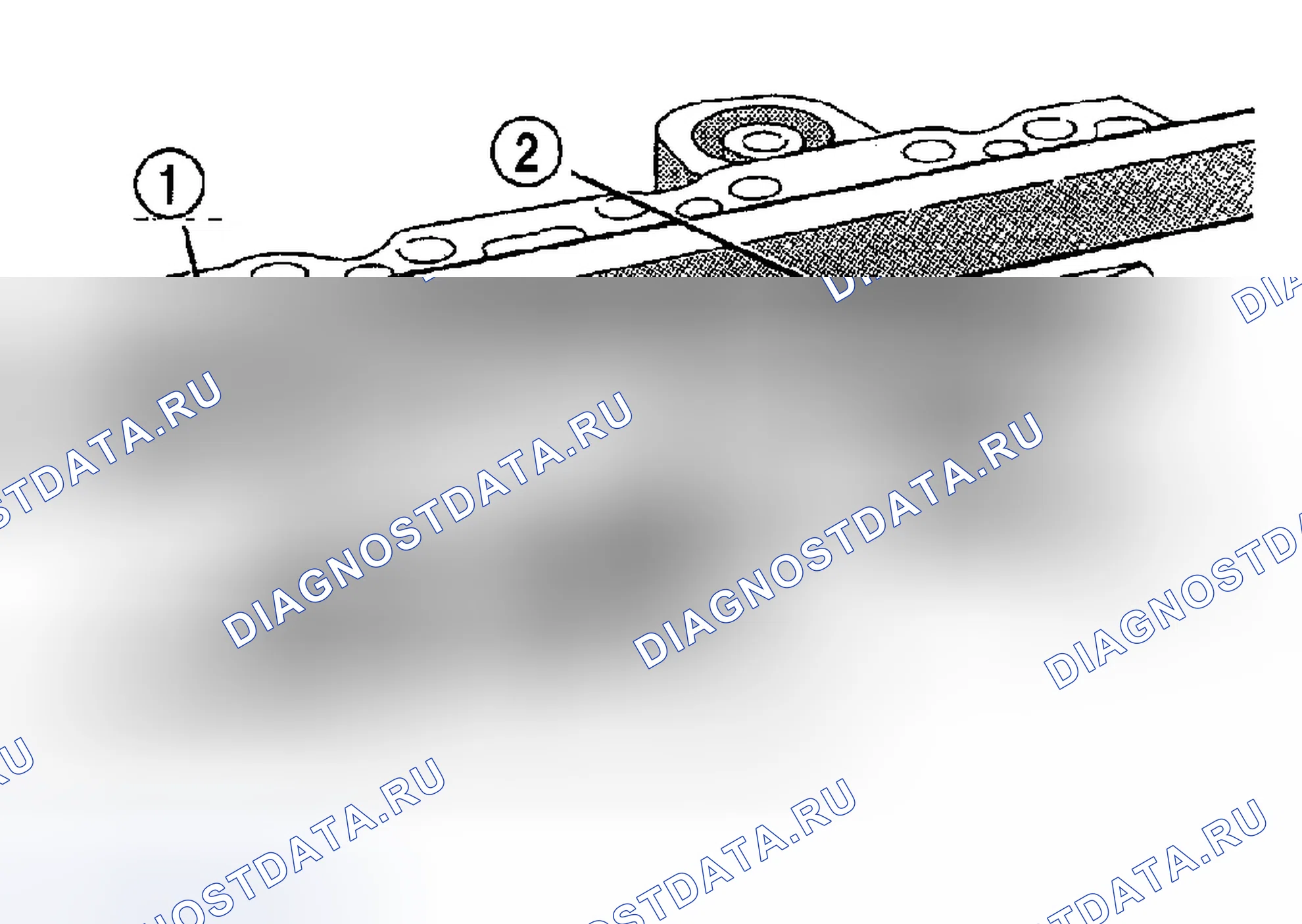 Рис. 436: ПРОВЕРКА - ГОЛОВКА ЦИЛИНДРА. Dodge Pickup R1500 