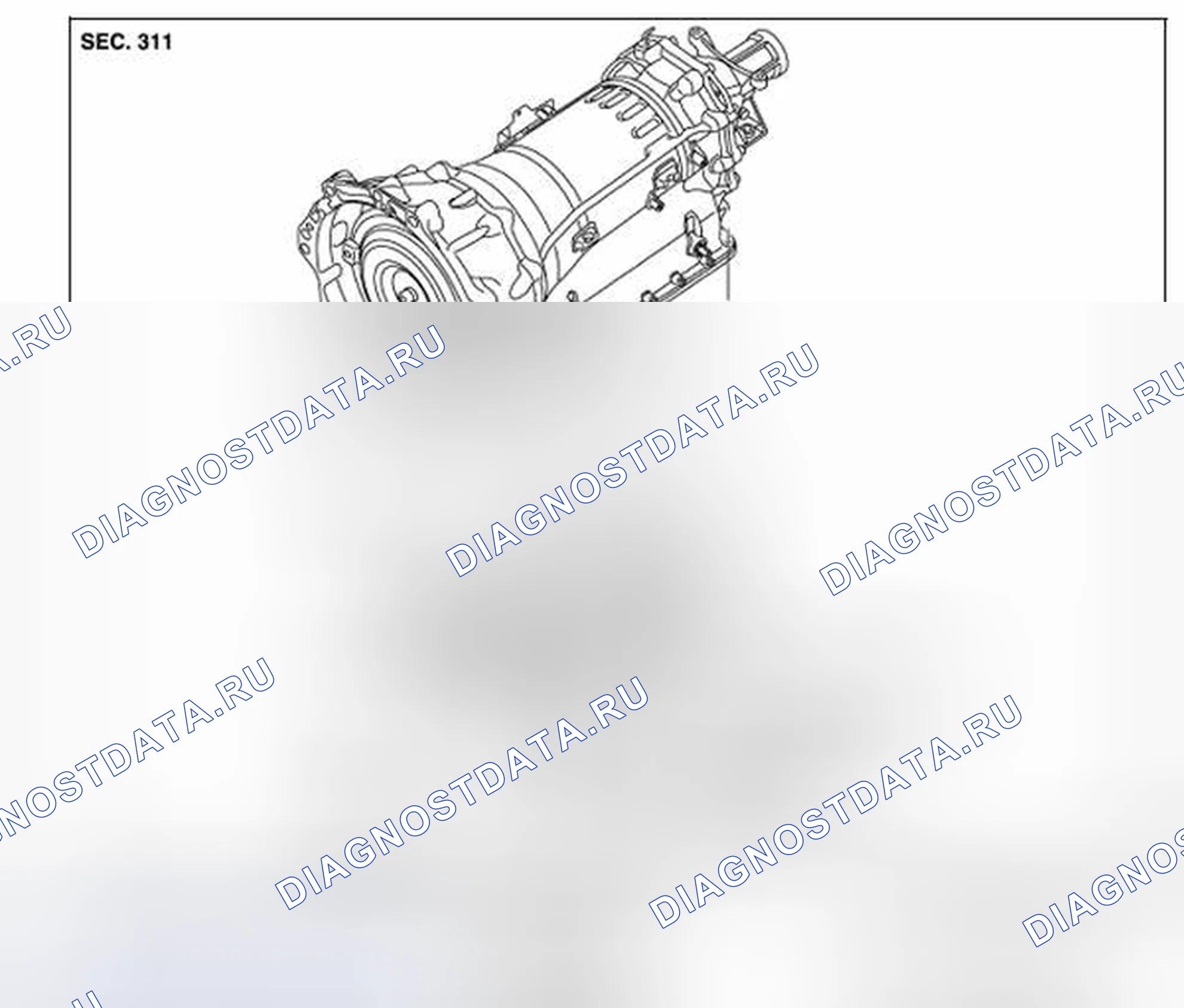 Рис. 53: Разнесенный вид. Honda MDX I