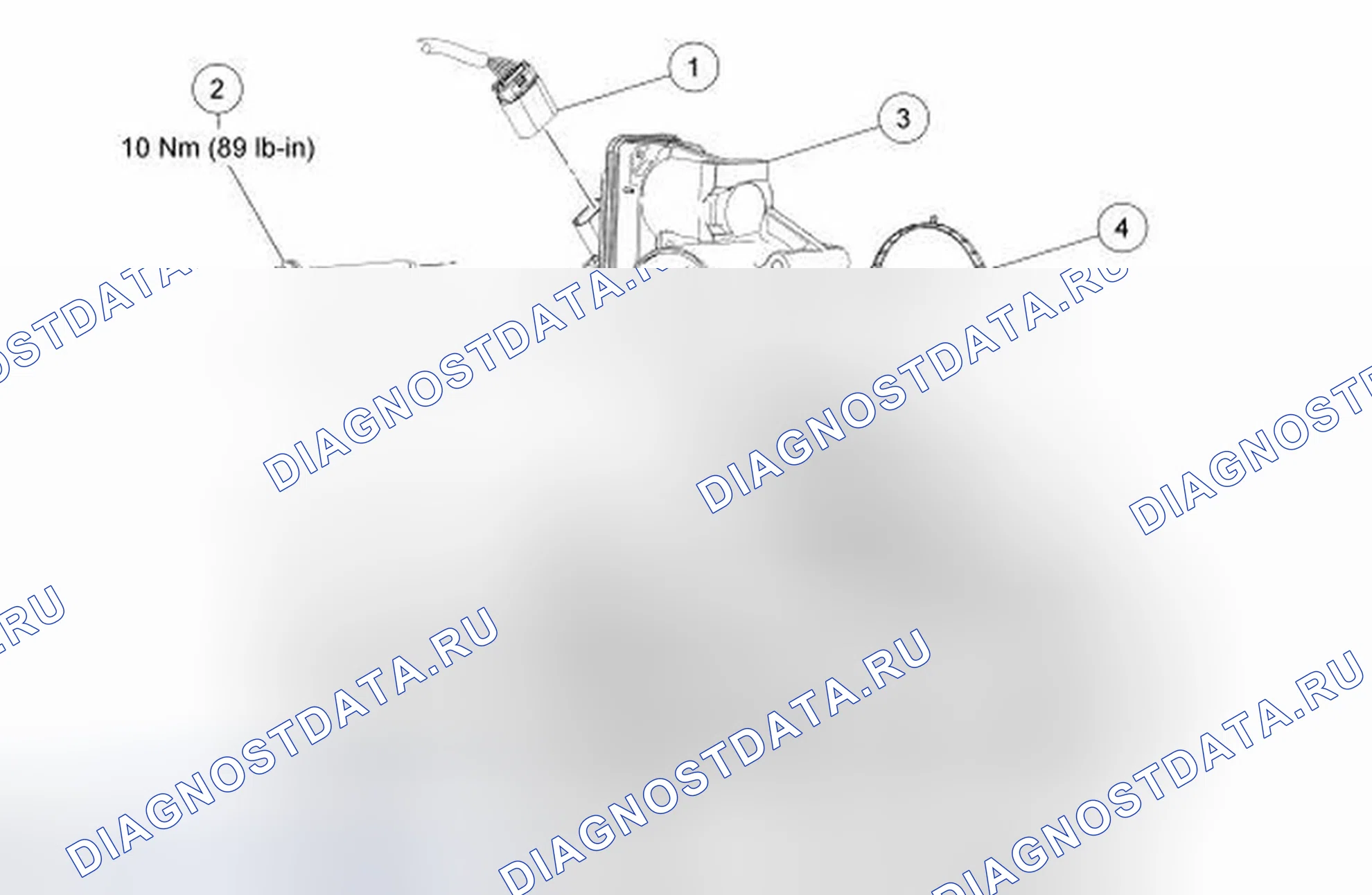 Рис. 2: Корпус дроссельной заслонки. Ford Edge I