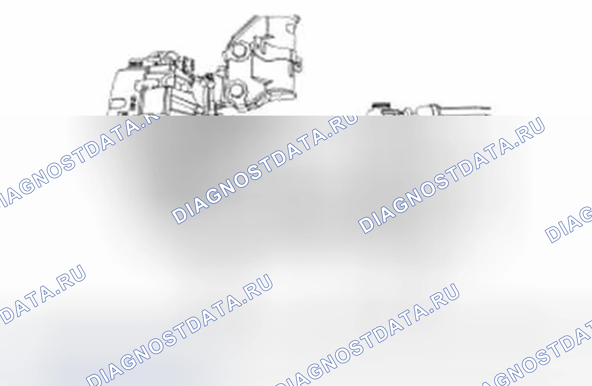 Рис. 9: Измерение высоты передней езды. Ford Edge I рестайлинг