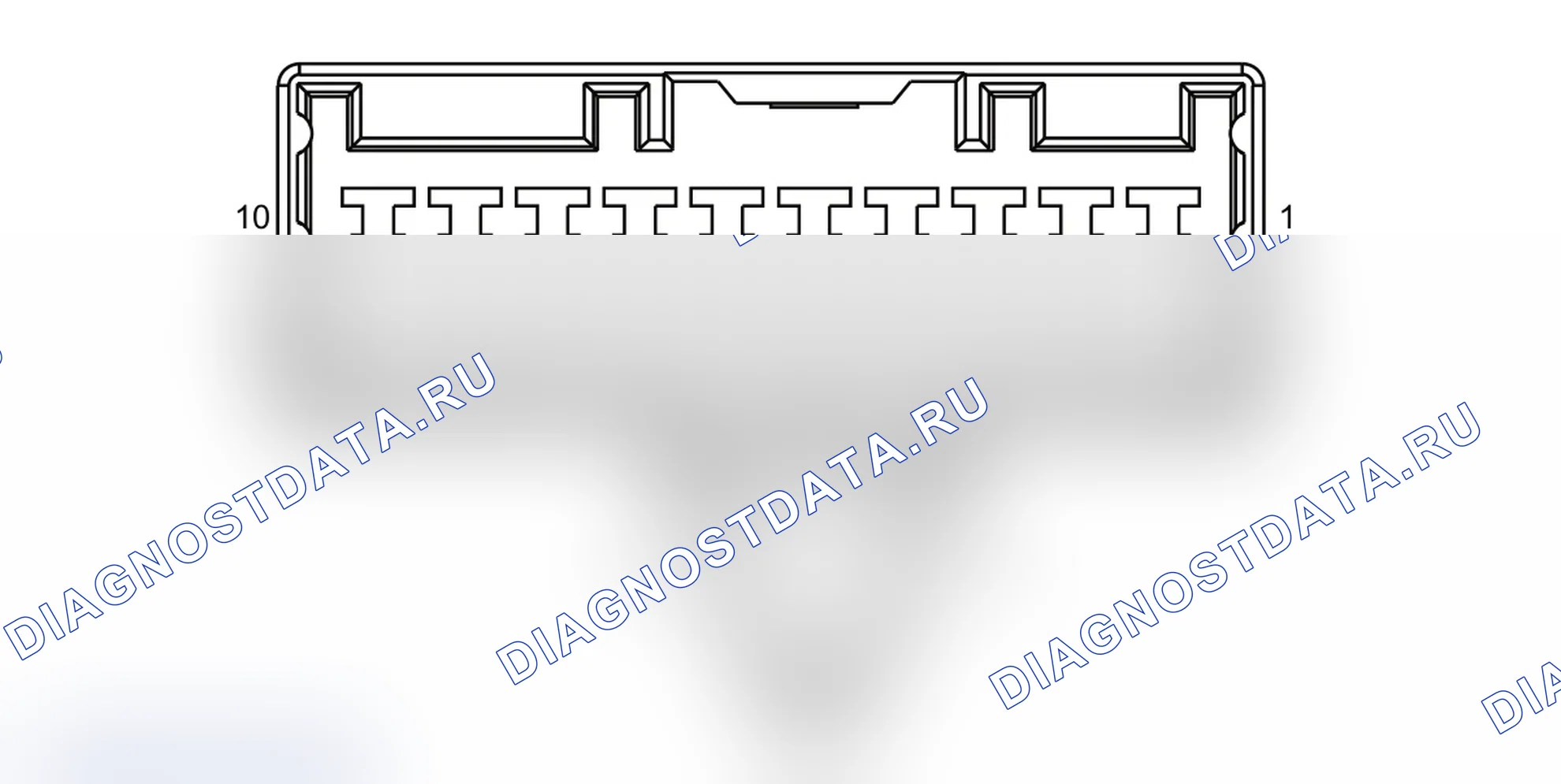 Распиновка разъёма H950 — внешний вид и назначение контактов. Great-Wall Shanhai Poer I