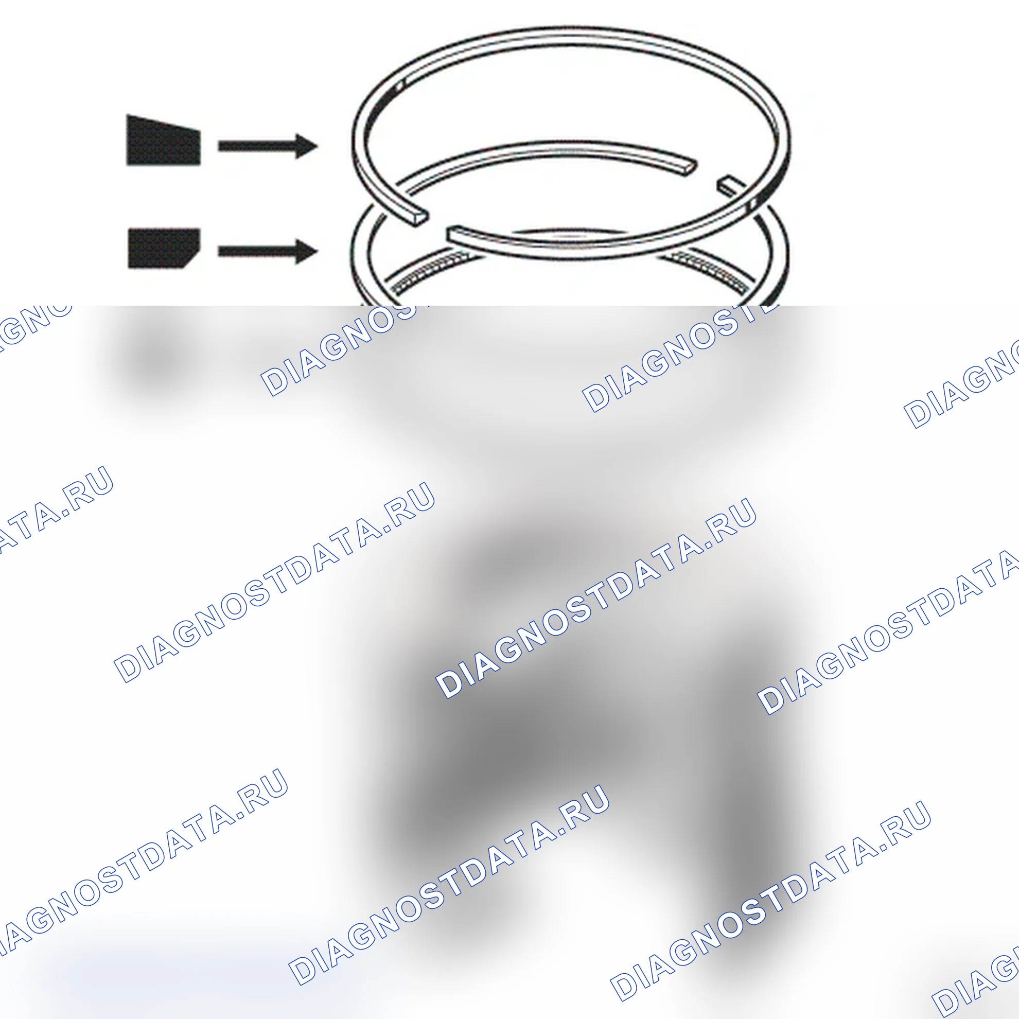 Поршень в сборе с шатуном: проверка. Renault Scenic III