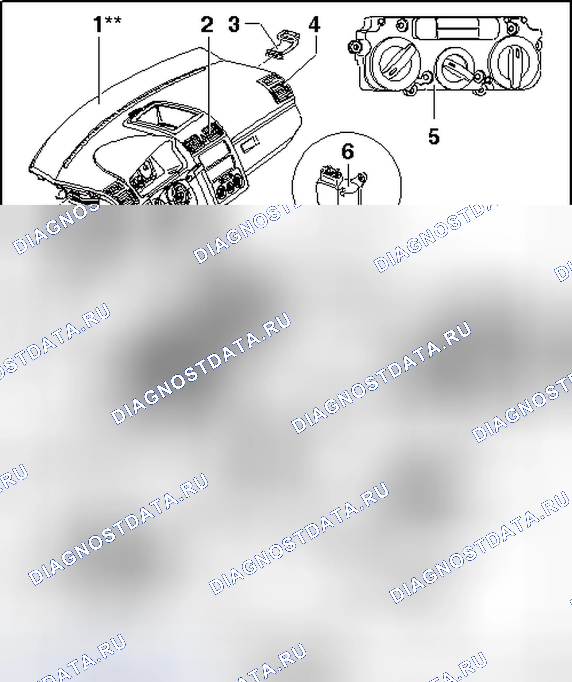 Рис. 53: ОБЗОР ОБОГРЕВА САЛОНА. Volkswagen Jetta V