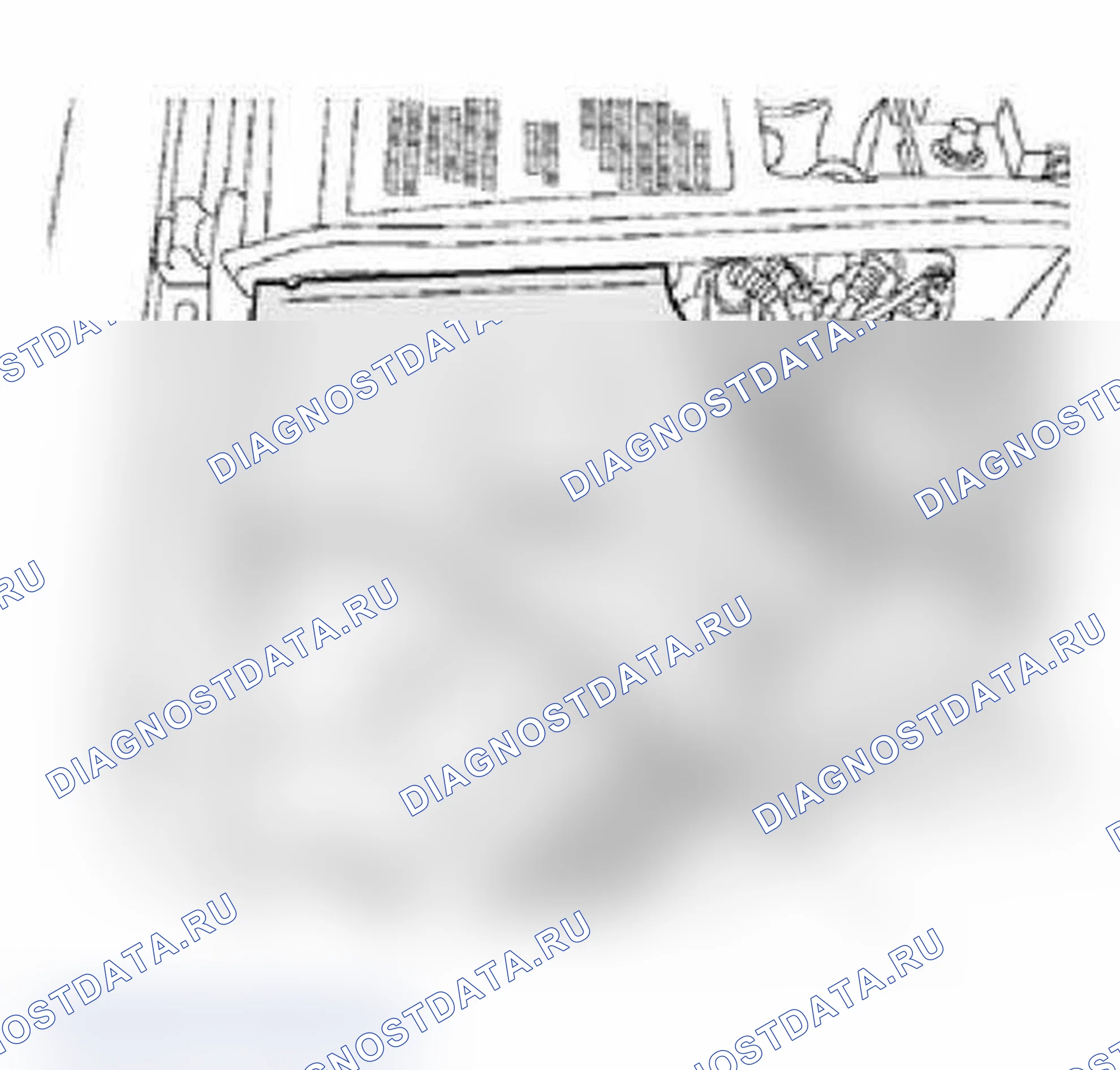 Рис. 28: Правая фара. Audi A4 B6