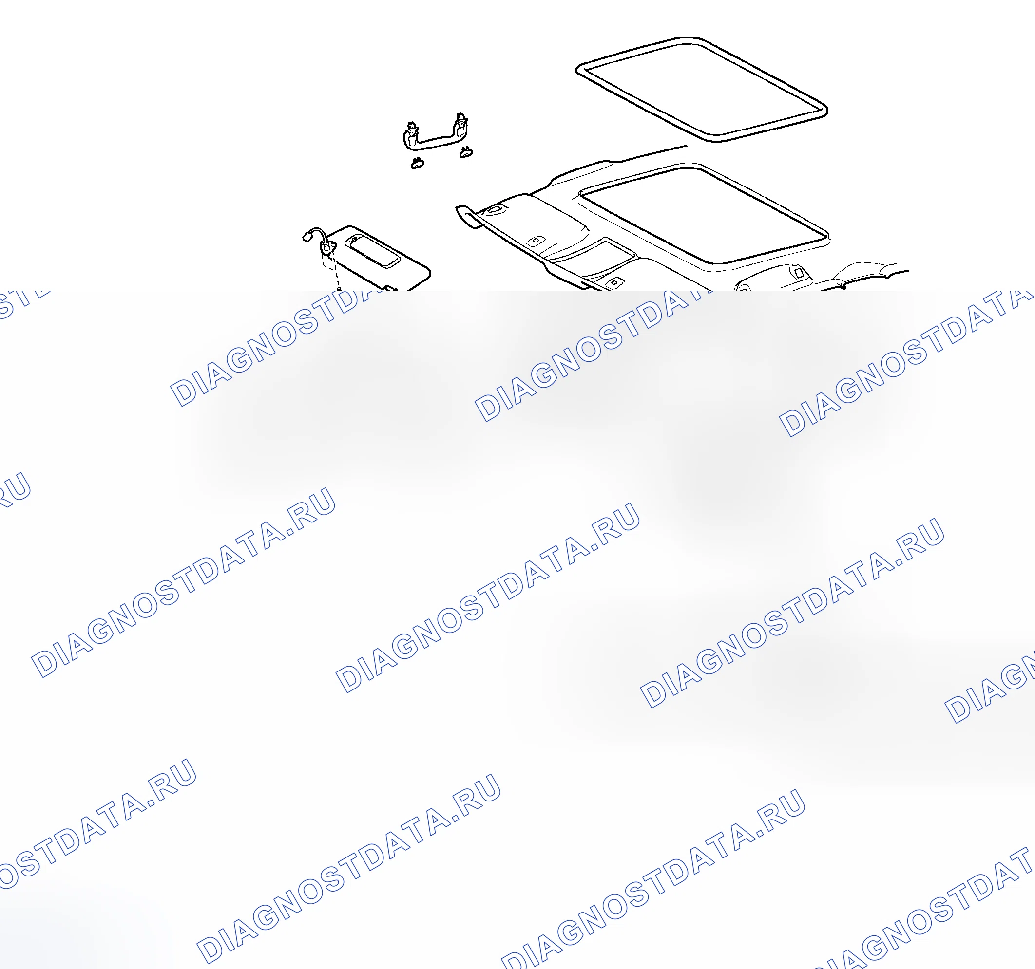Рис. 59: КОМПОНЕНТЫ. Toyota Avalon XX30