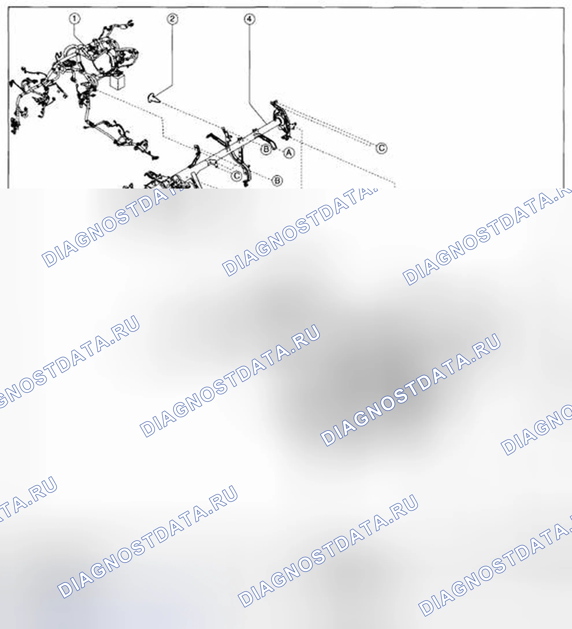 Рис. 58: РАЗБОРКА / СБОРКА ПРИБОРНОЙ ПАНЕЛИ. Mazda CX-5 I