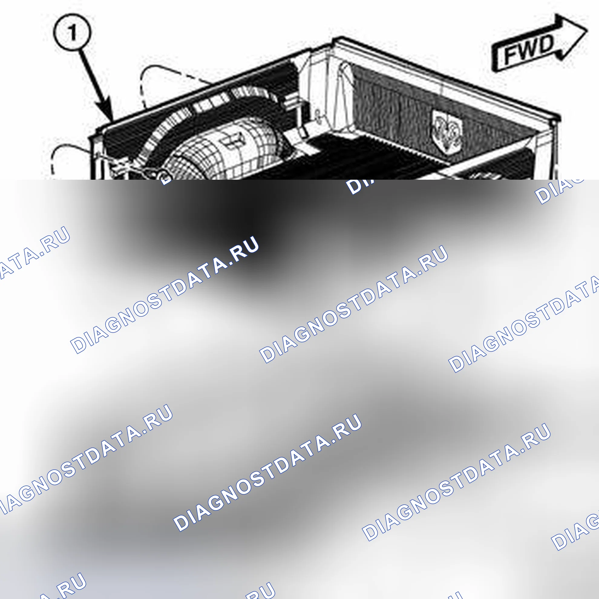 Рис. 86: ВКЛАДЫШ КРОВАТИ. RAM Pickup 2500 