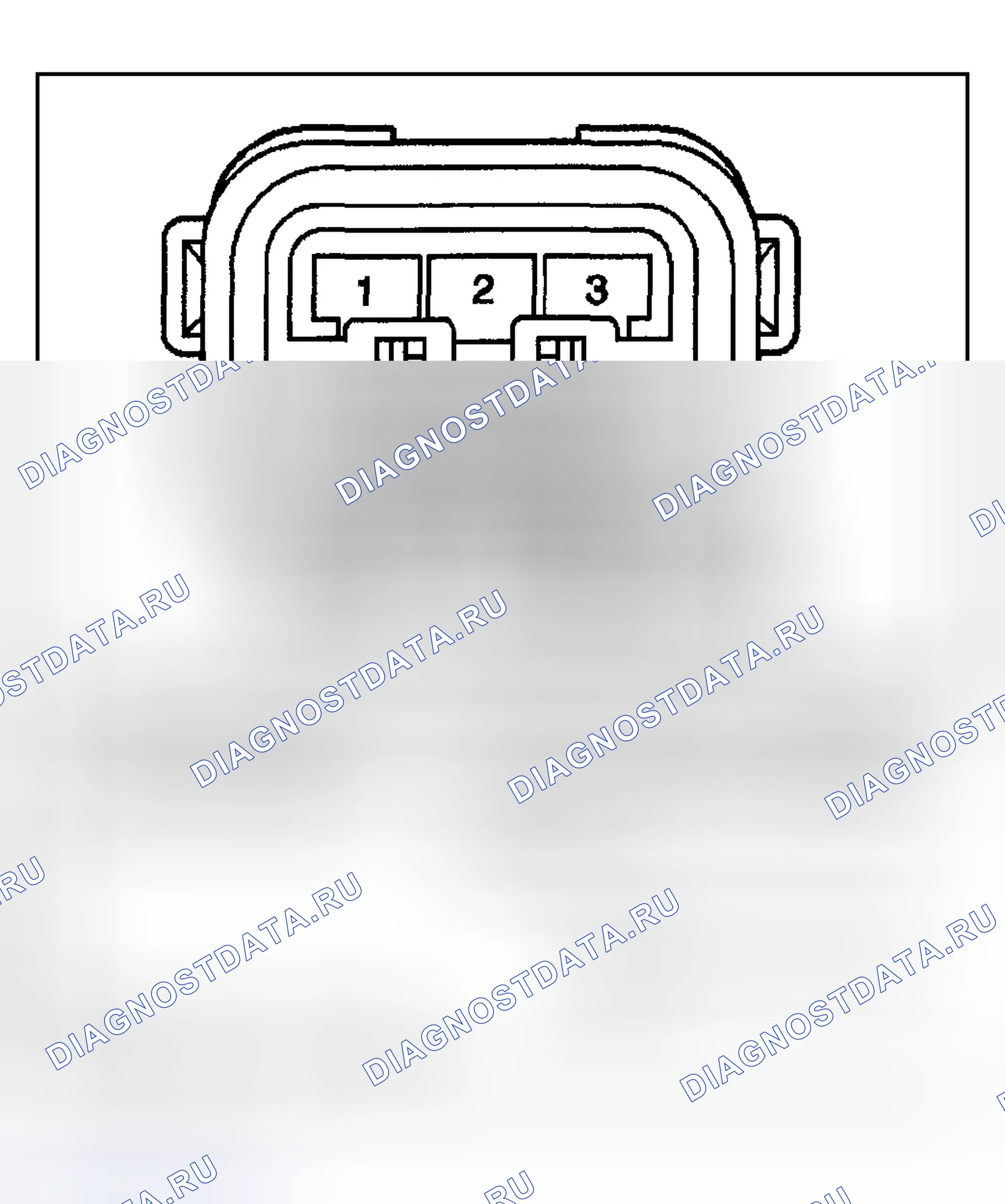 Рис. 371: Фара - Ближний свет - Правый (с HID) (поколение 3.0). Cadillac Seville V