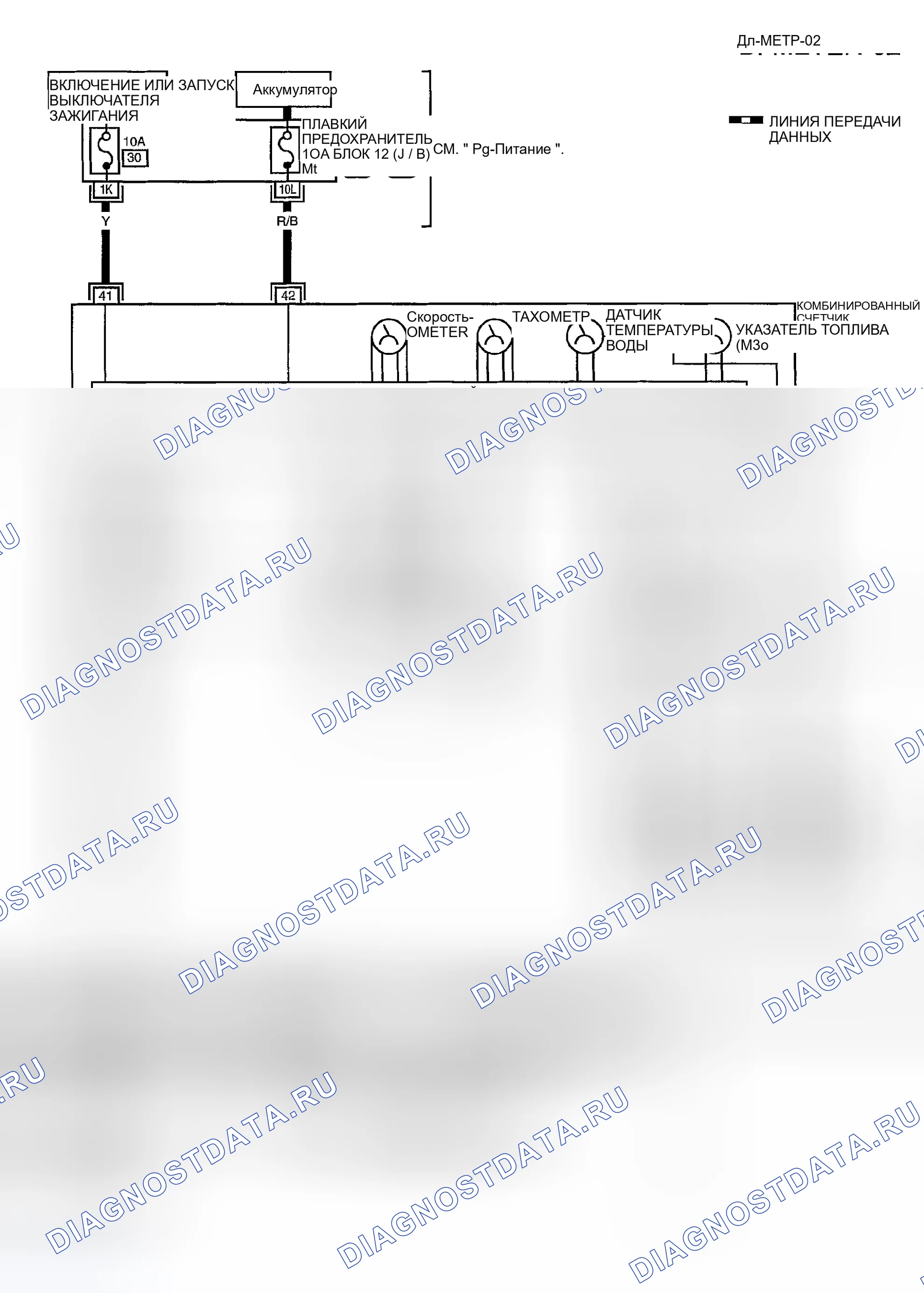 Рис. 44: С тахометром (модели QG18DE). Nissan Sentra B15