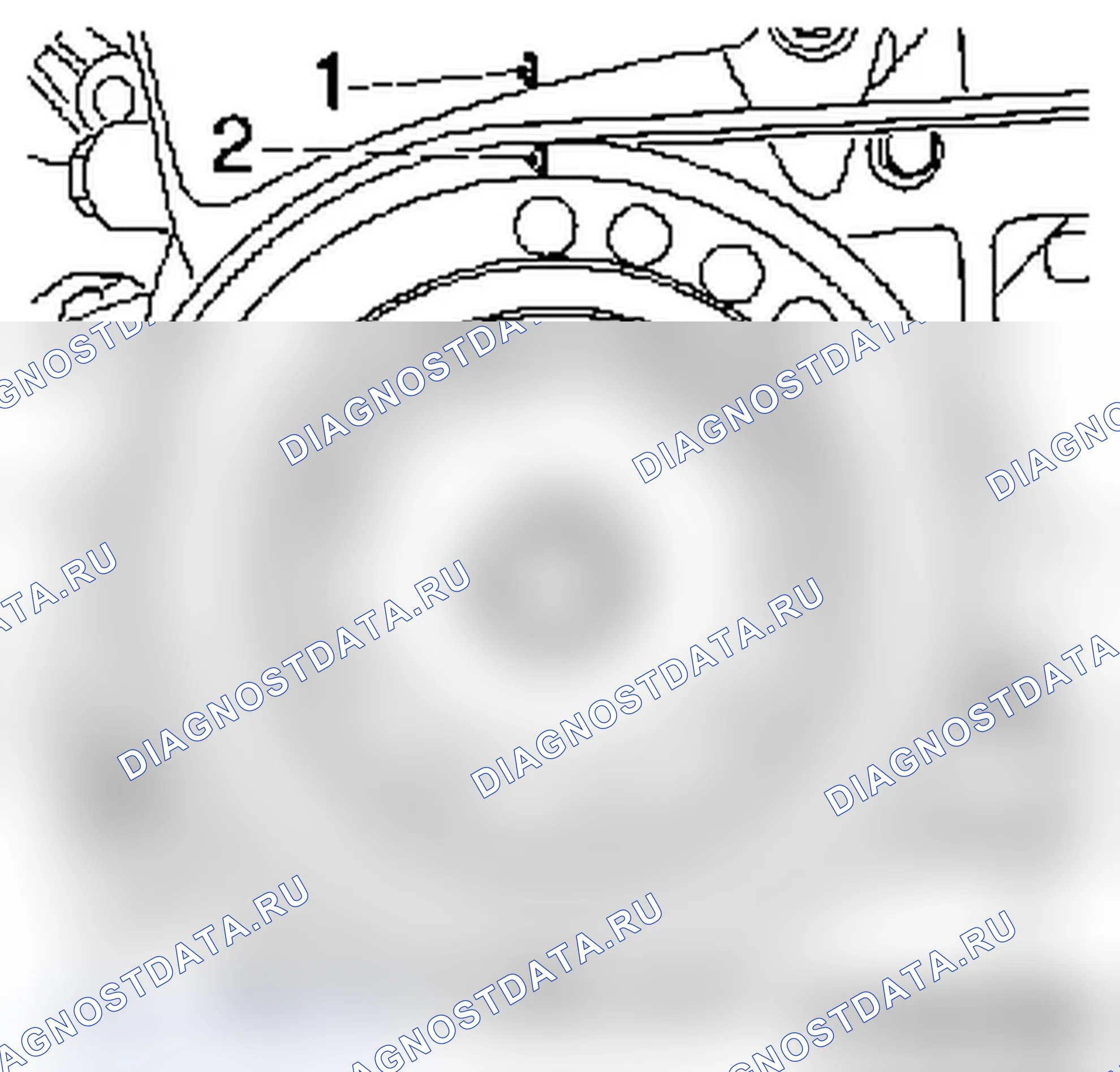 Проверка потери давления в двигателе (F9Q 772, F9Q 774). Opel Movano A