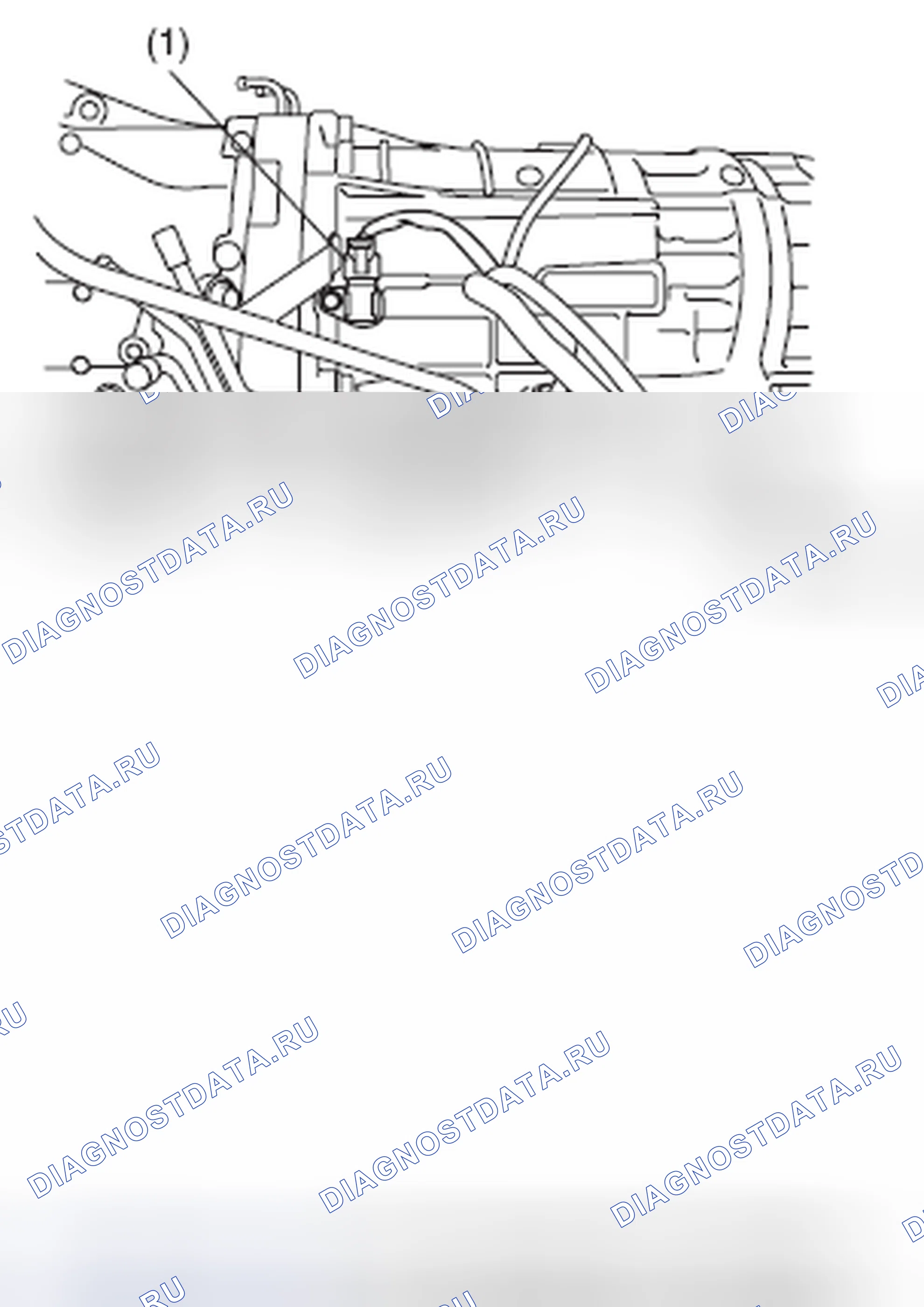 Рис. 267: ДАТЧИК ЧАСТОТЫ ВРАЩЕНИЯ ТУРБИНЫ 1 И 2. Subaru Tribeca WX рестайлинг