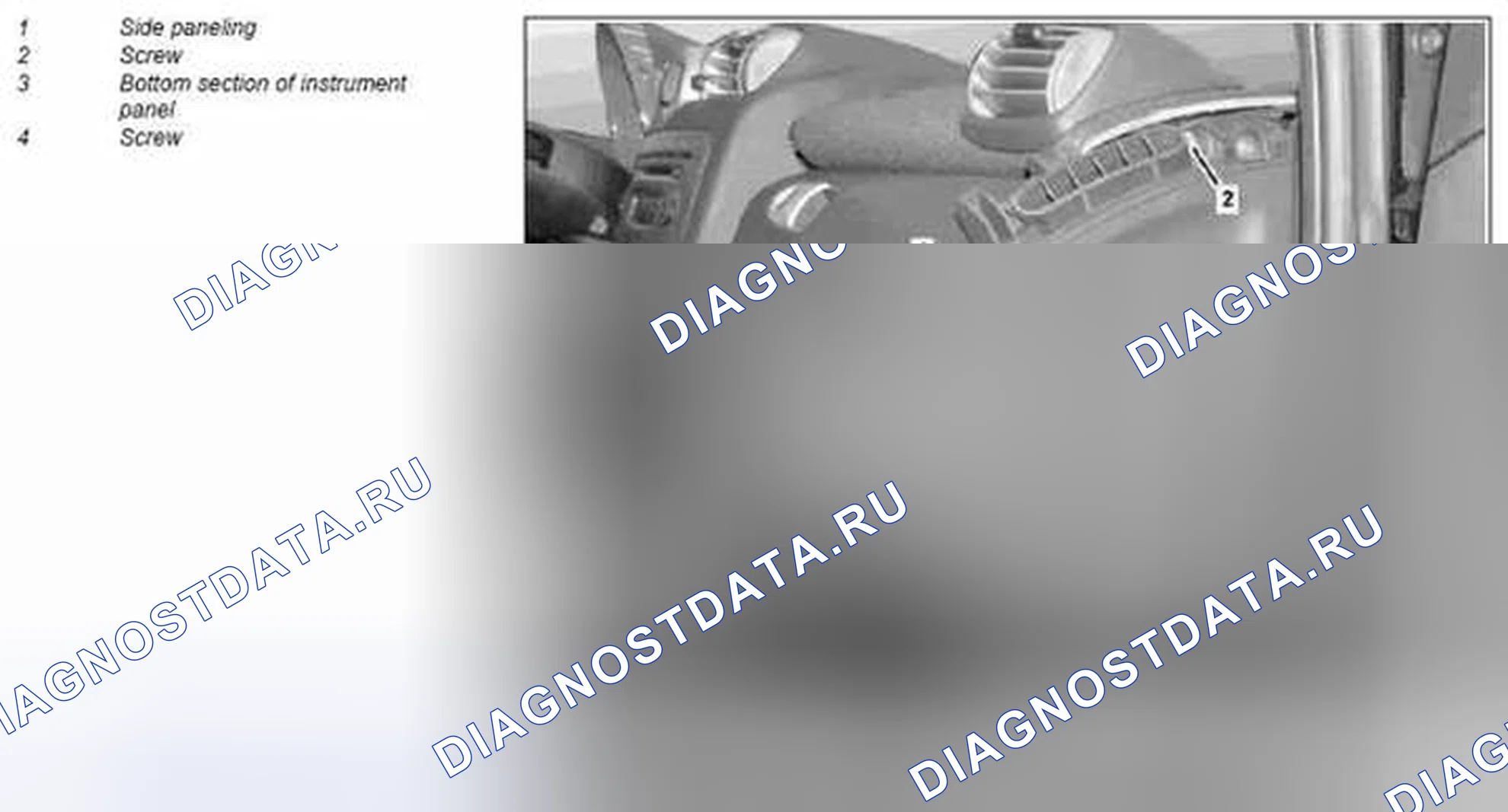 Рис. 25: Снять / установить боковые панели на приборной панели - AR68.10-P-1503MCU. Kia Soul I