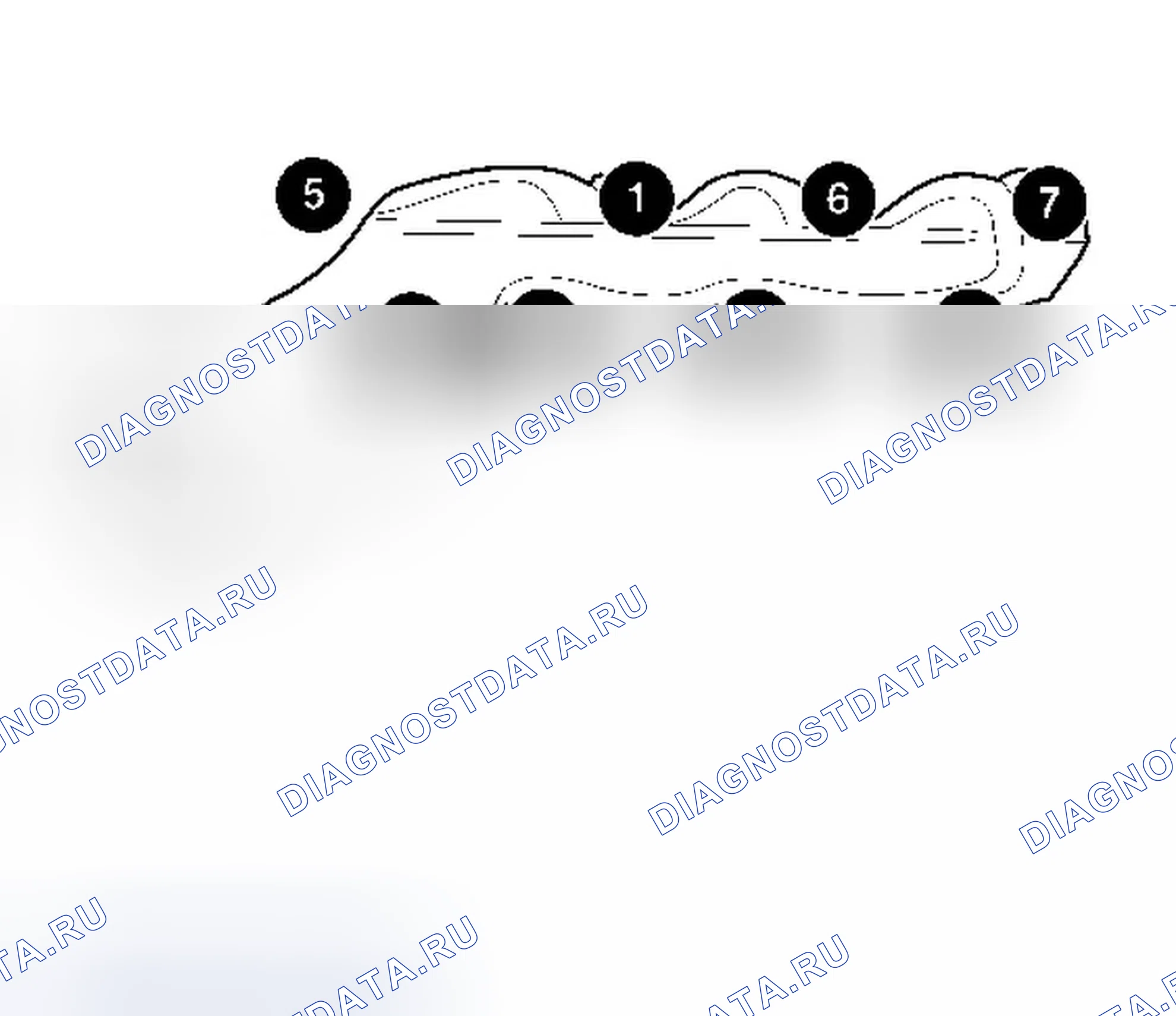 Рис. 689: ВЫПУСКНОЙ КОЛЛЕКТОР - ПРАВАЯ СТОРОНА. Dodge Magnum I рестайлинг