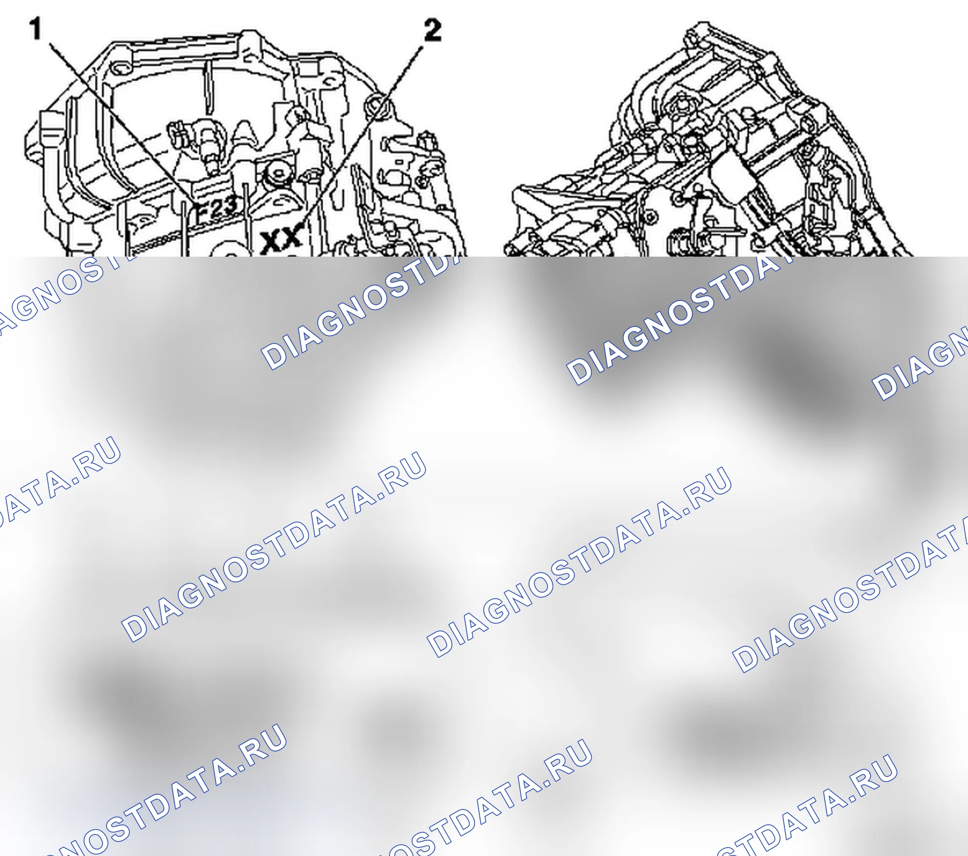 Маркировка коробок передач. Opel Combo C