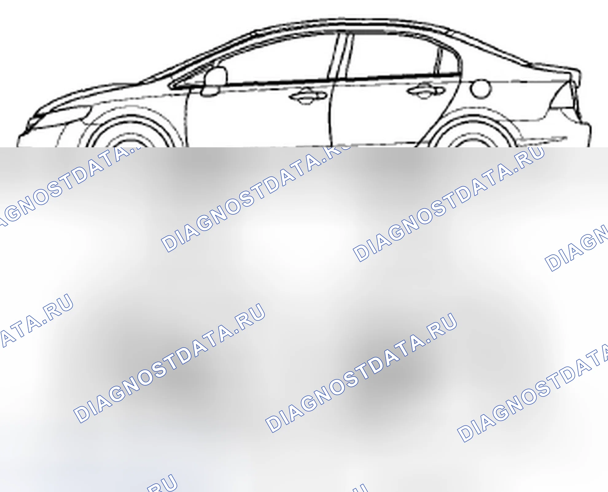 Рис. 68: Подъем транспортного средства. Honda Civic VIII
