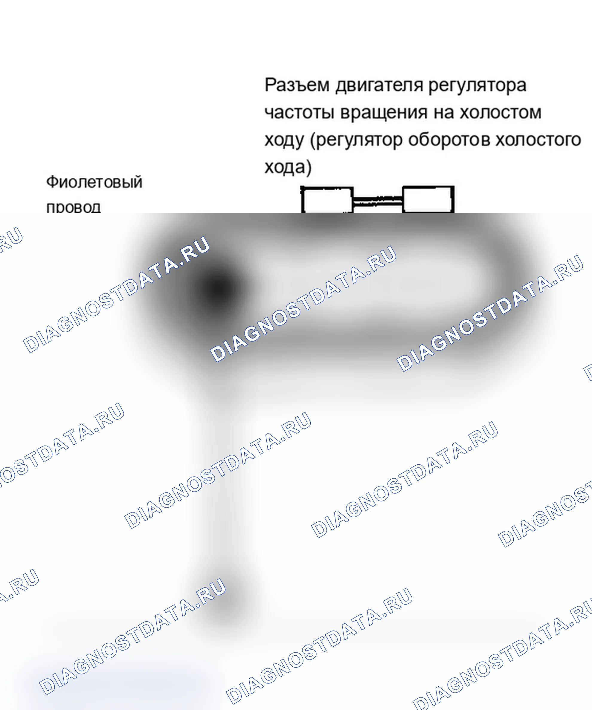 Рис. 340: DR26 - Проверка целостности разъема электродвигателя регулятор оборотов холостого хода. Dodge Dakota Shelby 