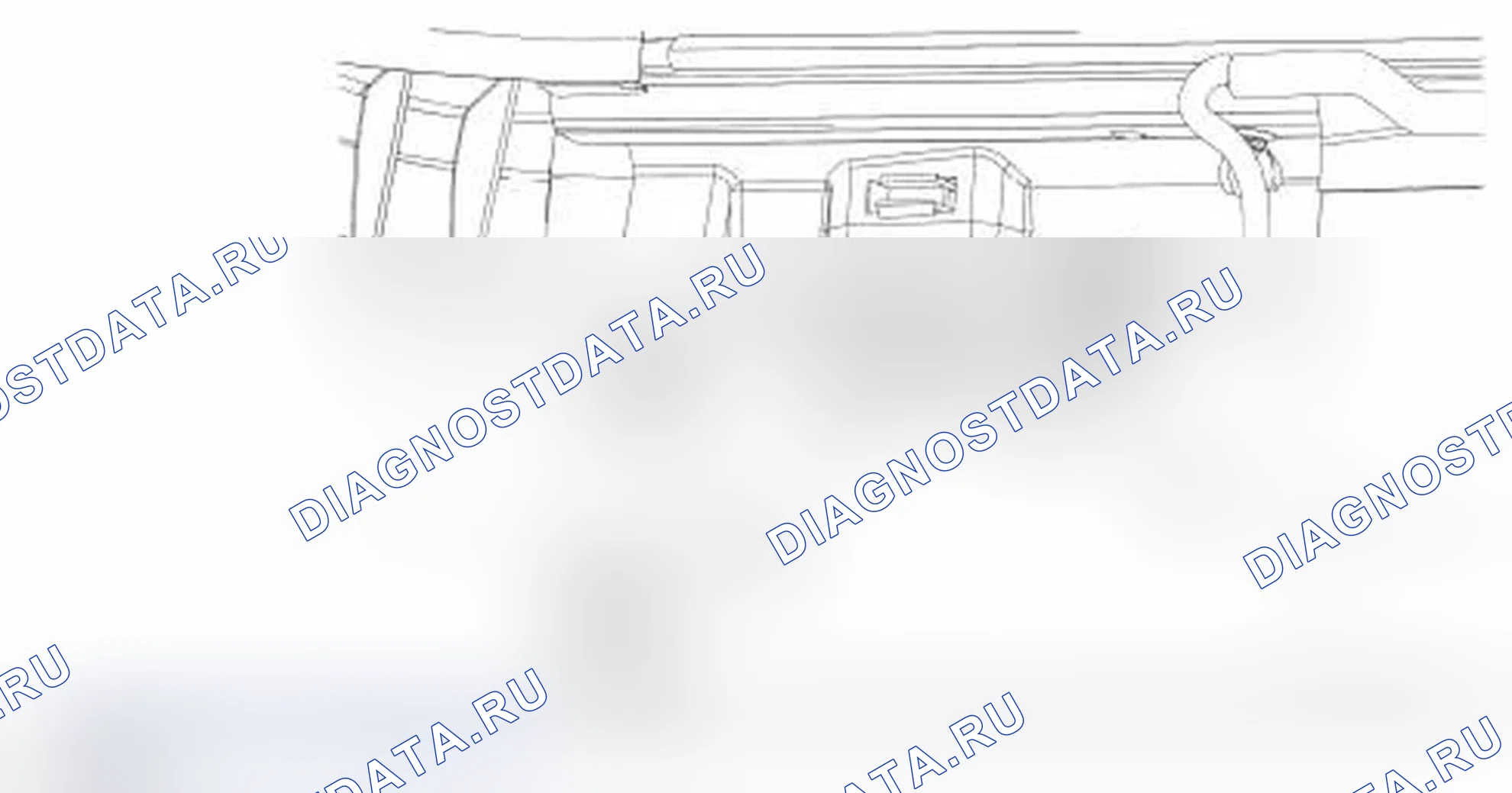 Рис. 27: Датчик помощи при парковке. Ford Transit Connect I рестайлинг