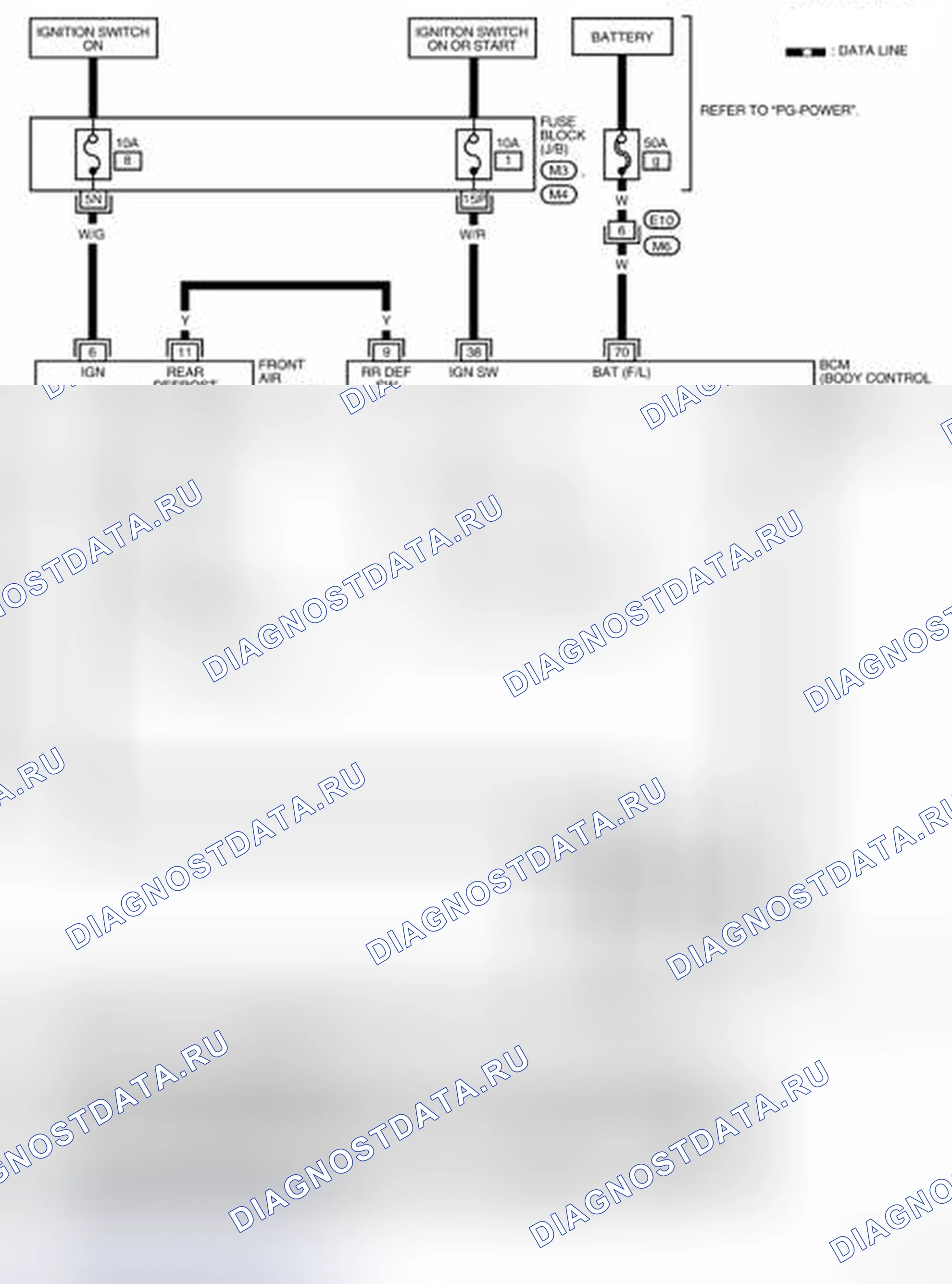 Рис. 22: электросхема - Gw-DEF-01. Nissan Frontier D40