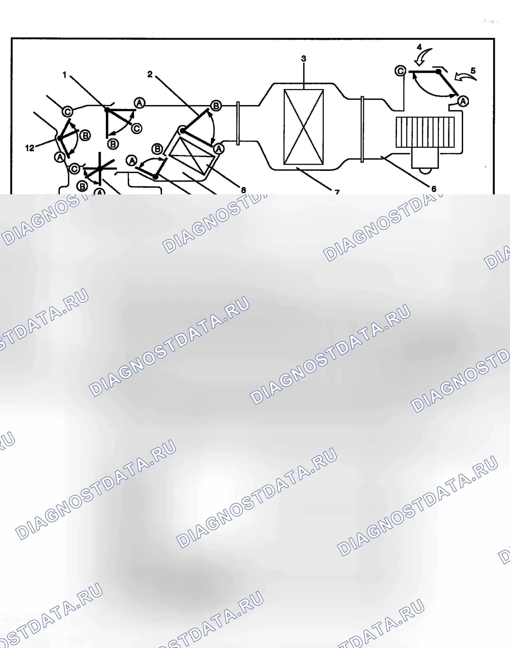 Рис. 18: ФУНКЦИИ УПРАВЛЕНИЯ ВОЗДУХОМ. Isuzu Axiom I