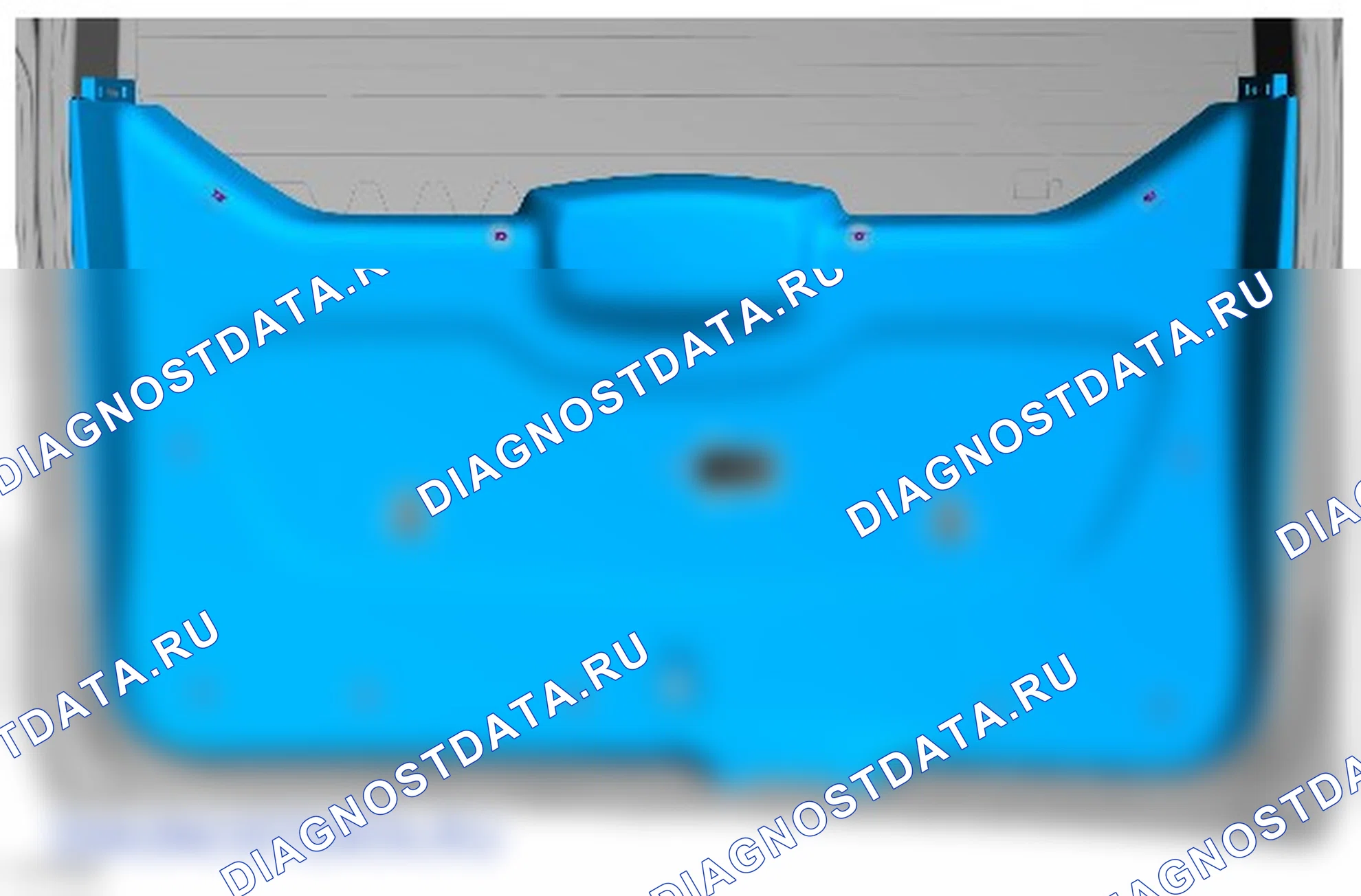 Как снять и установить панель отделки поднимаемой двери багажного отделения. Ford Transit Connect II