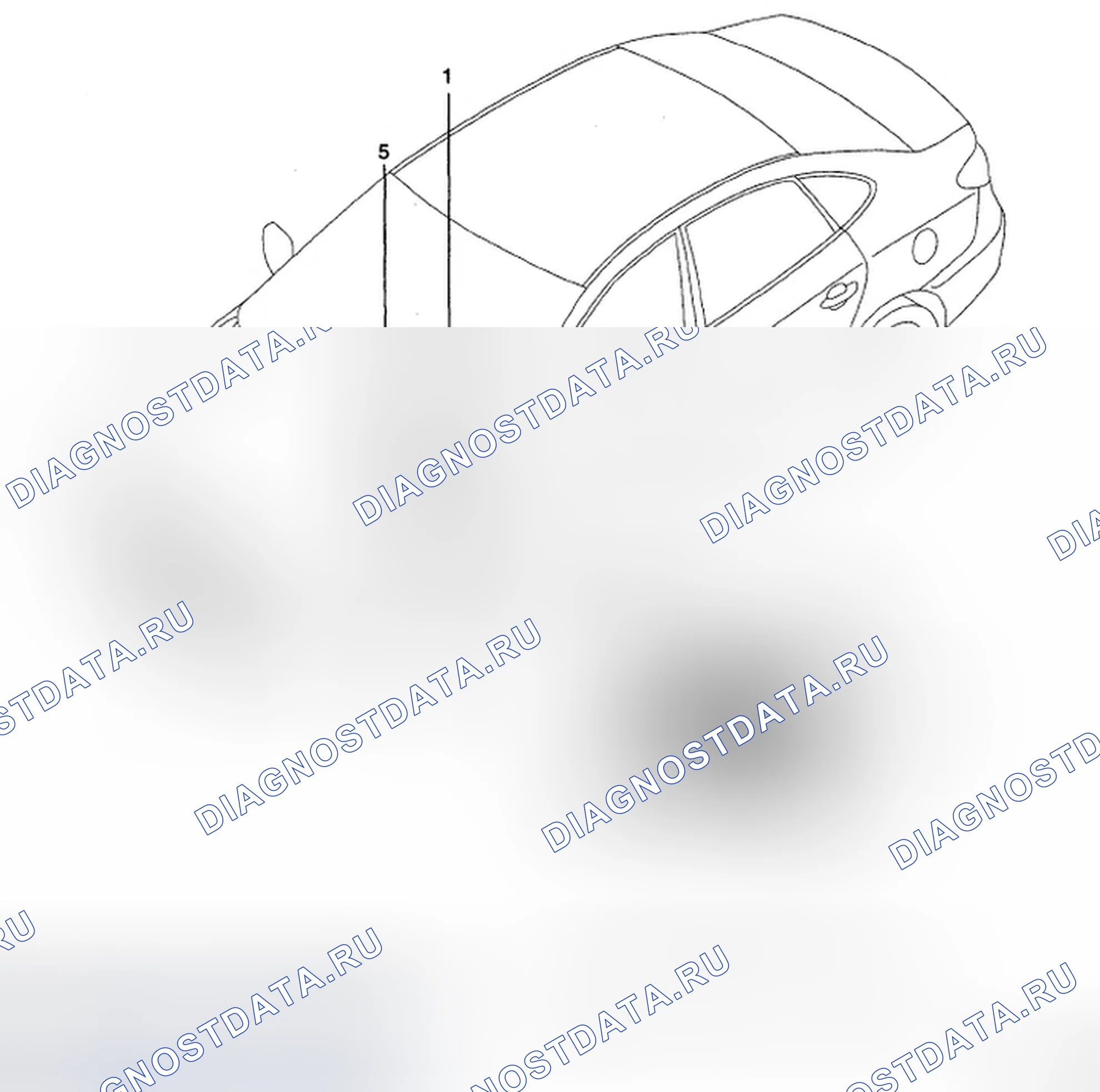 Рис. 14: РАСПОЛОЖЕНИЕ КОМПОНЕНТОВ. Hyundai Elantra IV