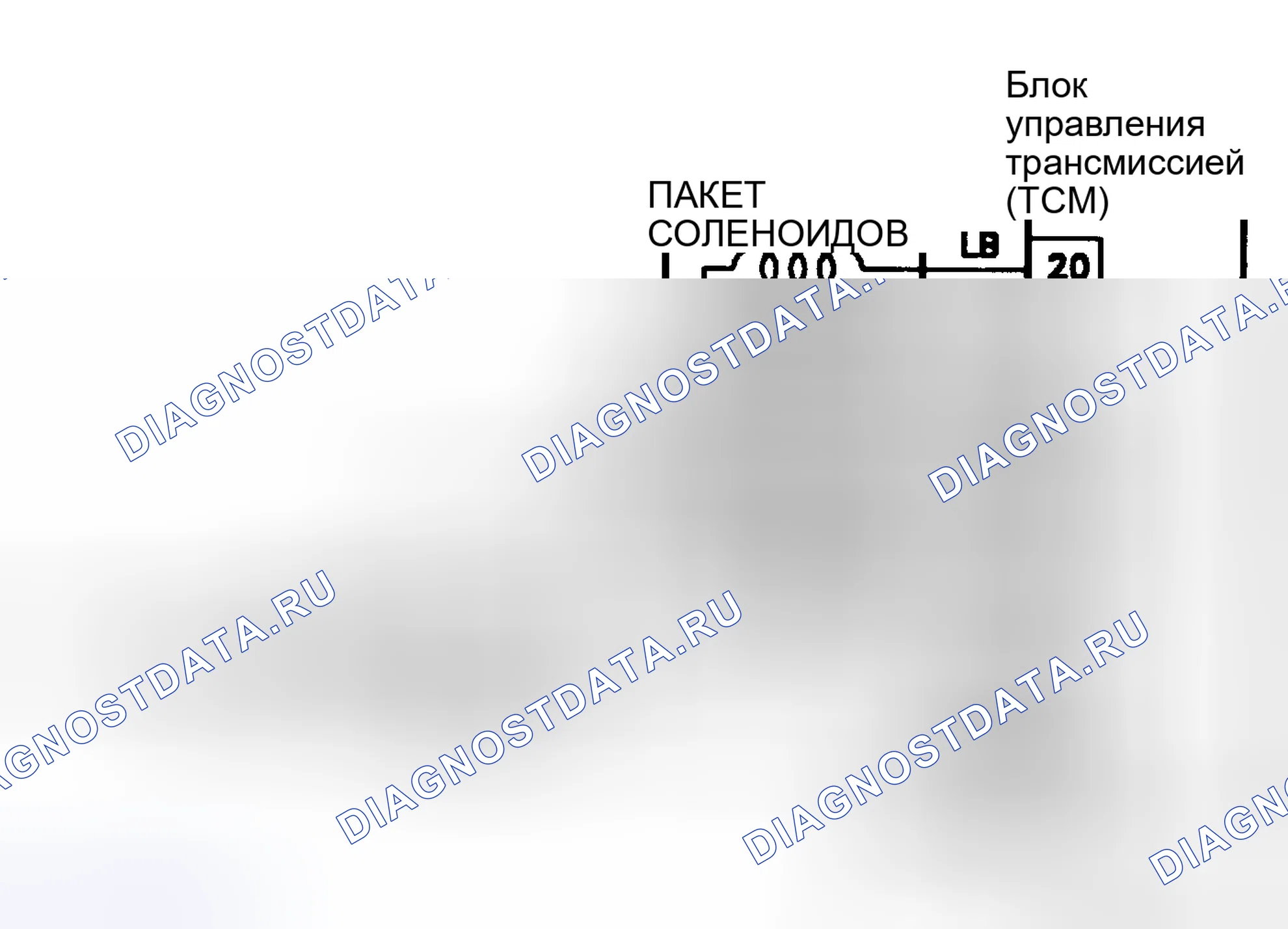 Рис. 210: Схема - Тест 21A. Plymouth Grand Voyager II