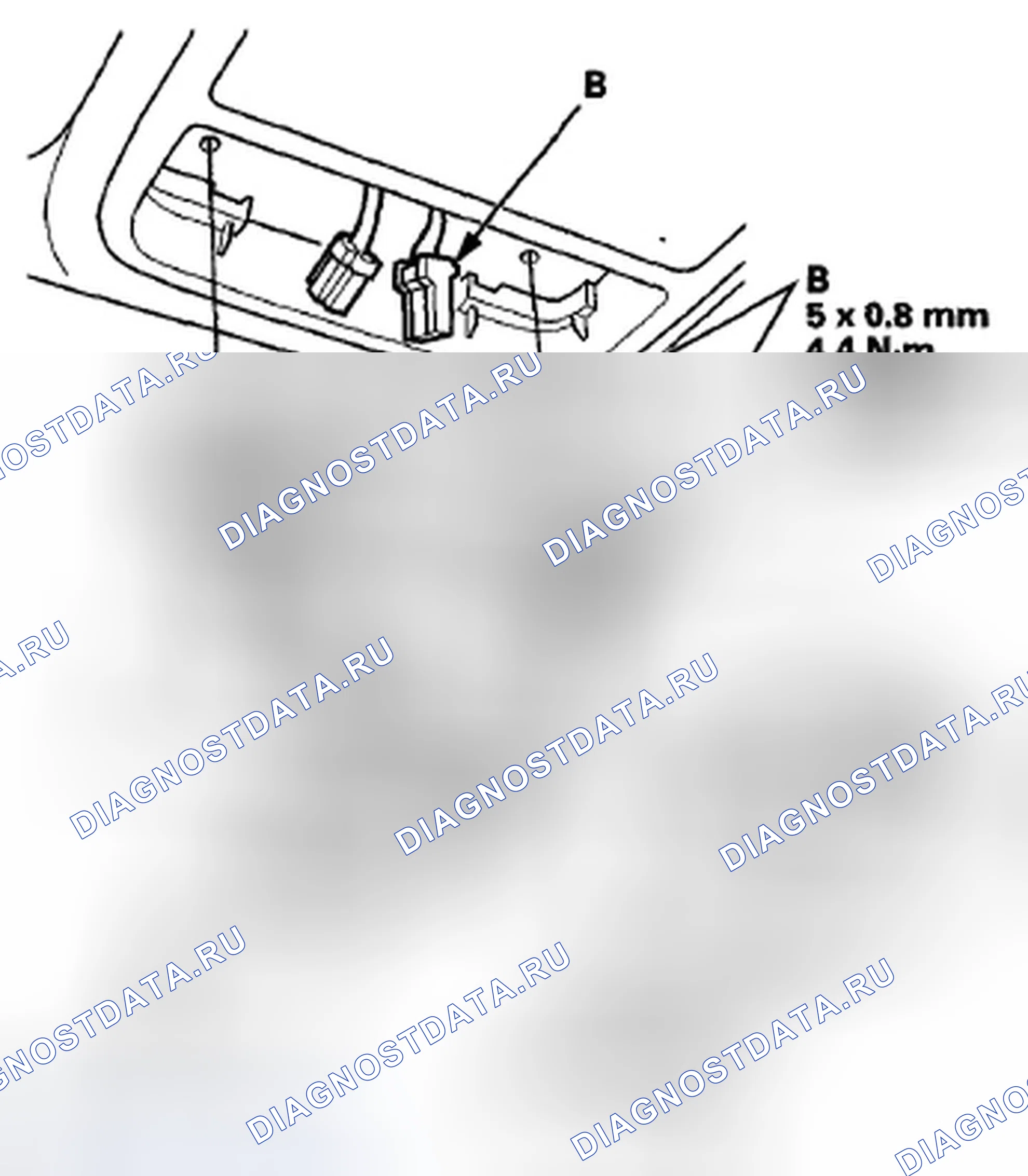 Рис. 45: Замена микрофона - (модели ' 07-09). Honda CR-V III