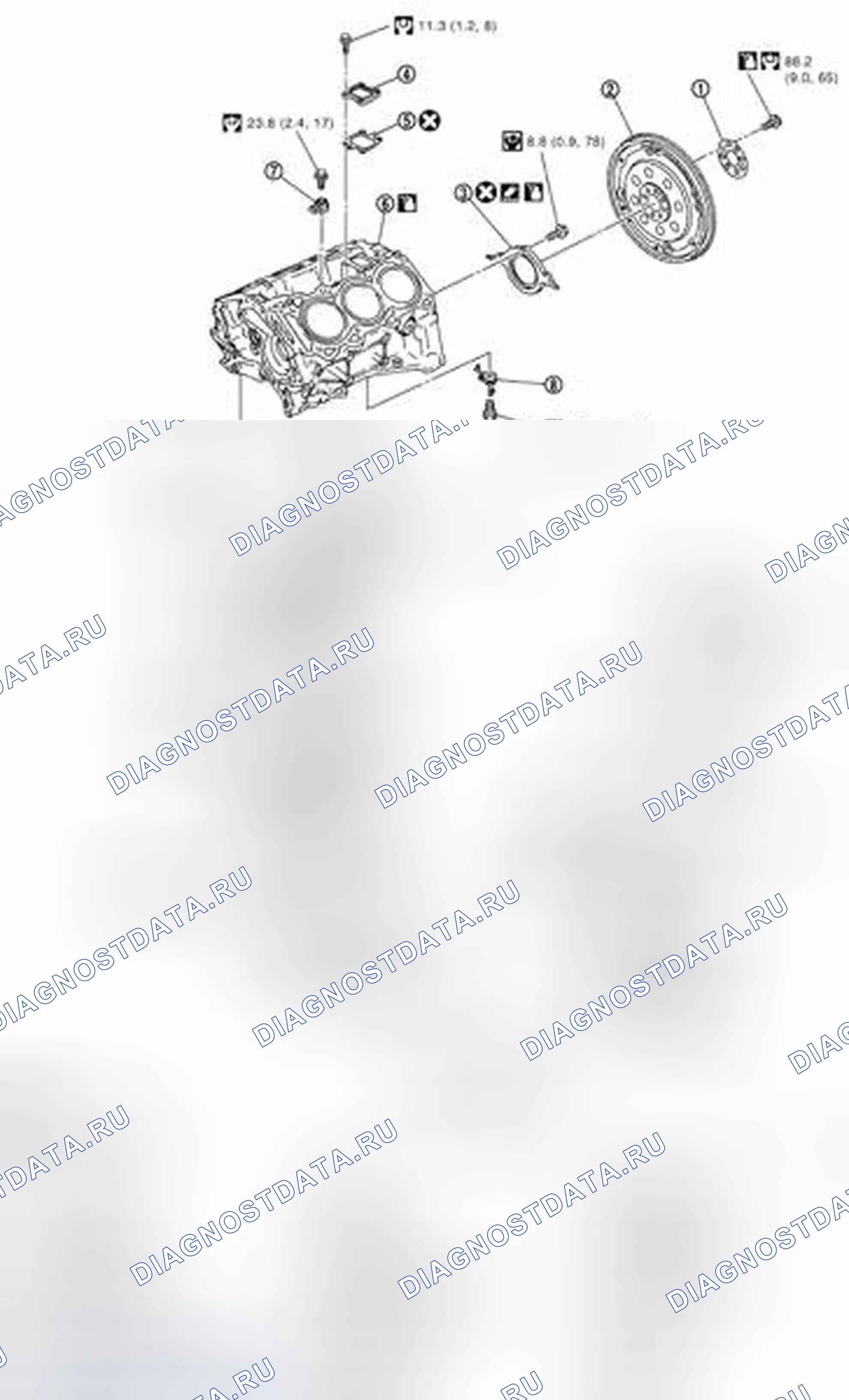 Рис. 56: Компоненты. Infiniti FX35 I рестайлинг
