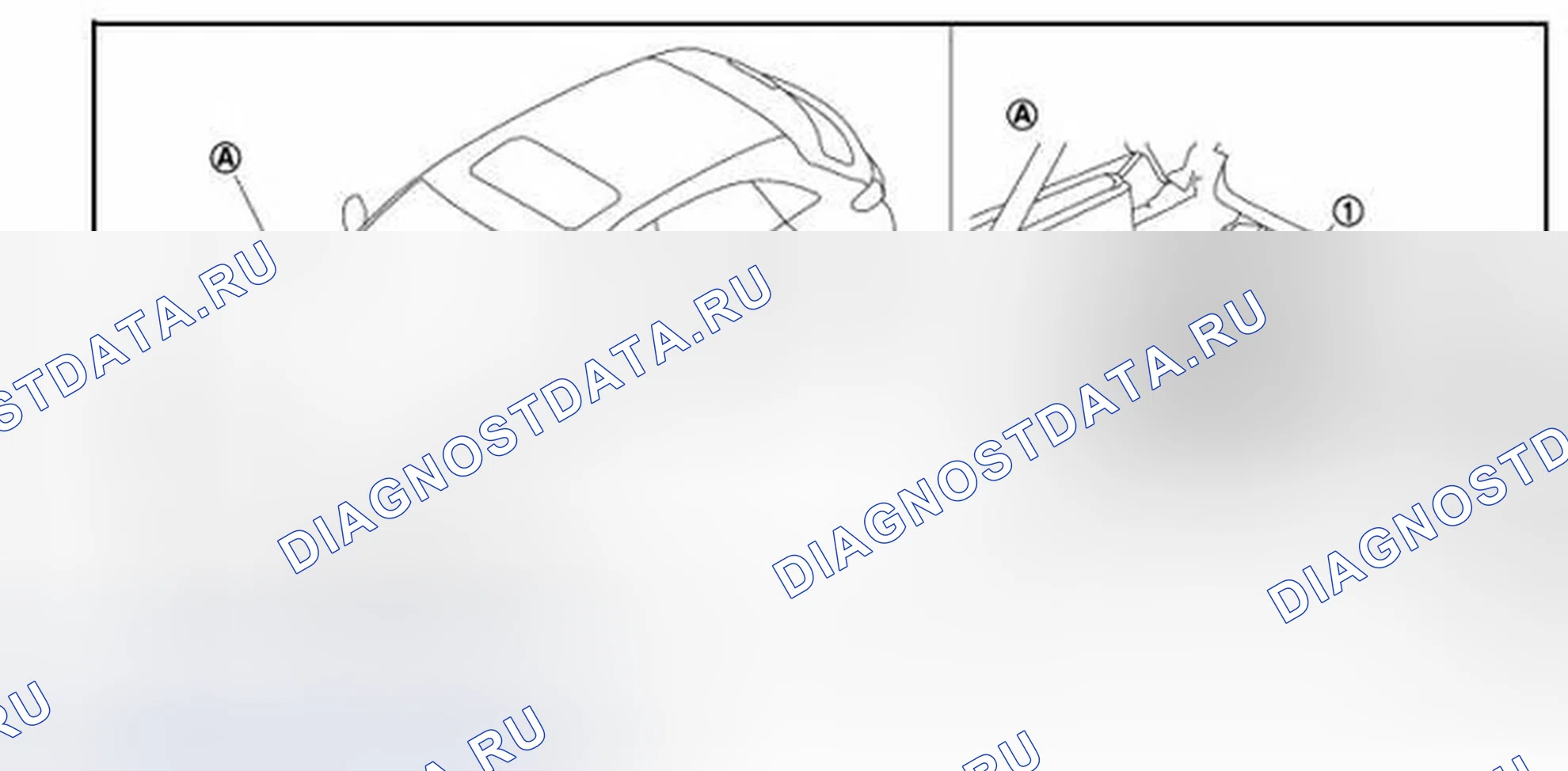 Рис. 140: Расположение компонентов. Infiniti FX35 II