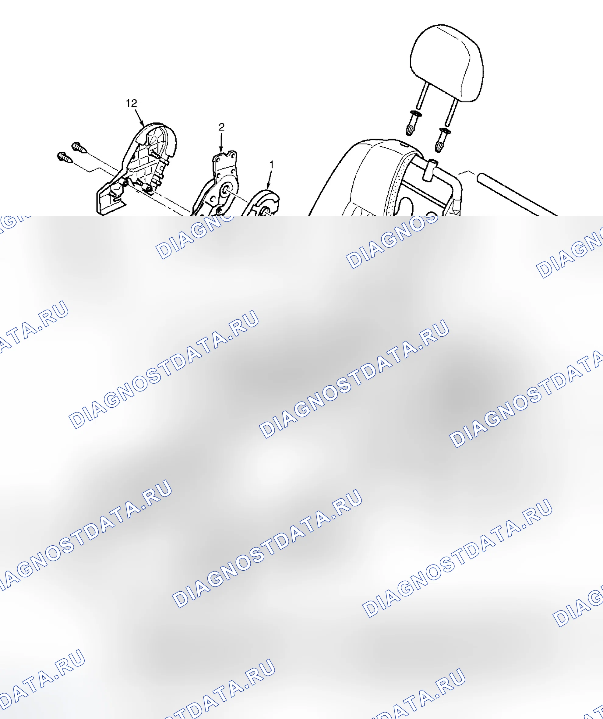 Рис. 4: РАСПОЛОЖЕНИЕ КОМПОНЕНТОВ. Isuzu Rodeo II