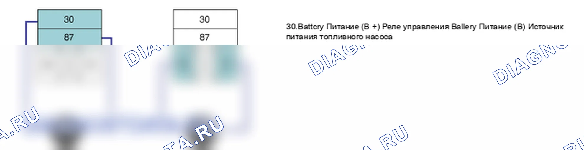 Проверка компонента — P0230. Kia Sorento BL