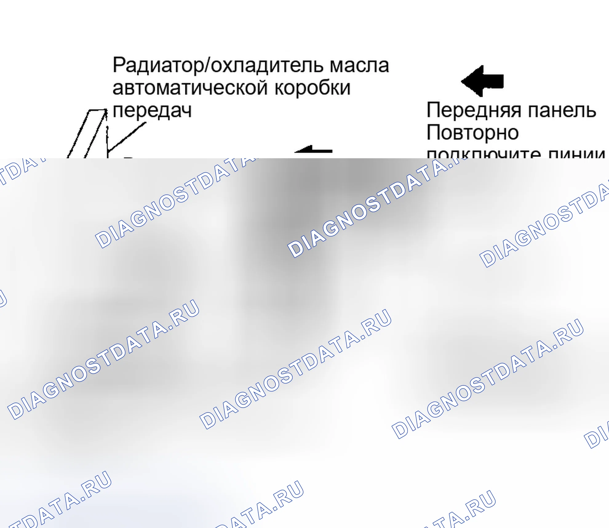 Рис. 15: Процедура очистки маслоохладителя. Infiniti M45 II