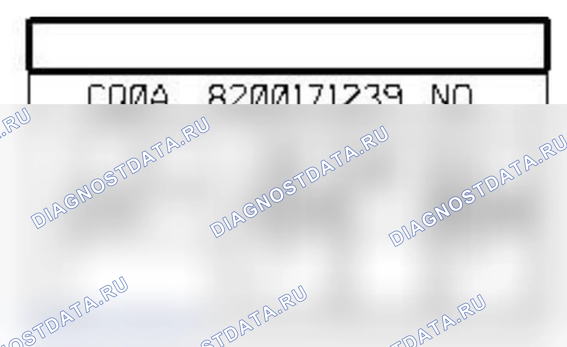 Распиновка разъёма 1397 — Задняя внутренняя антенна обнаружения карточки с функцией "свободные руки". Renault Clio III